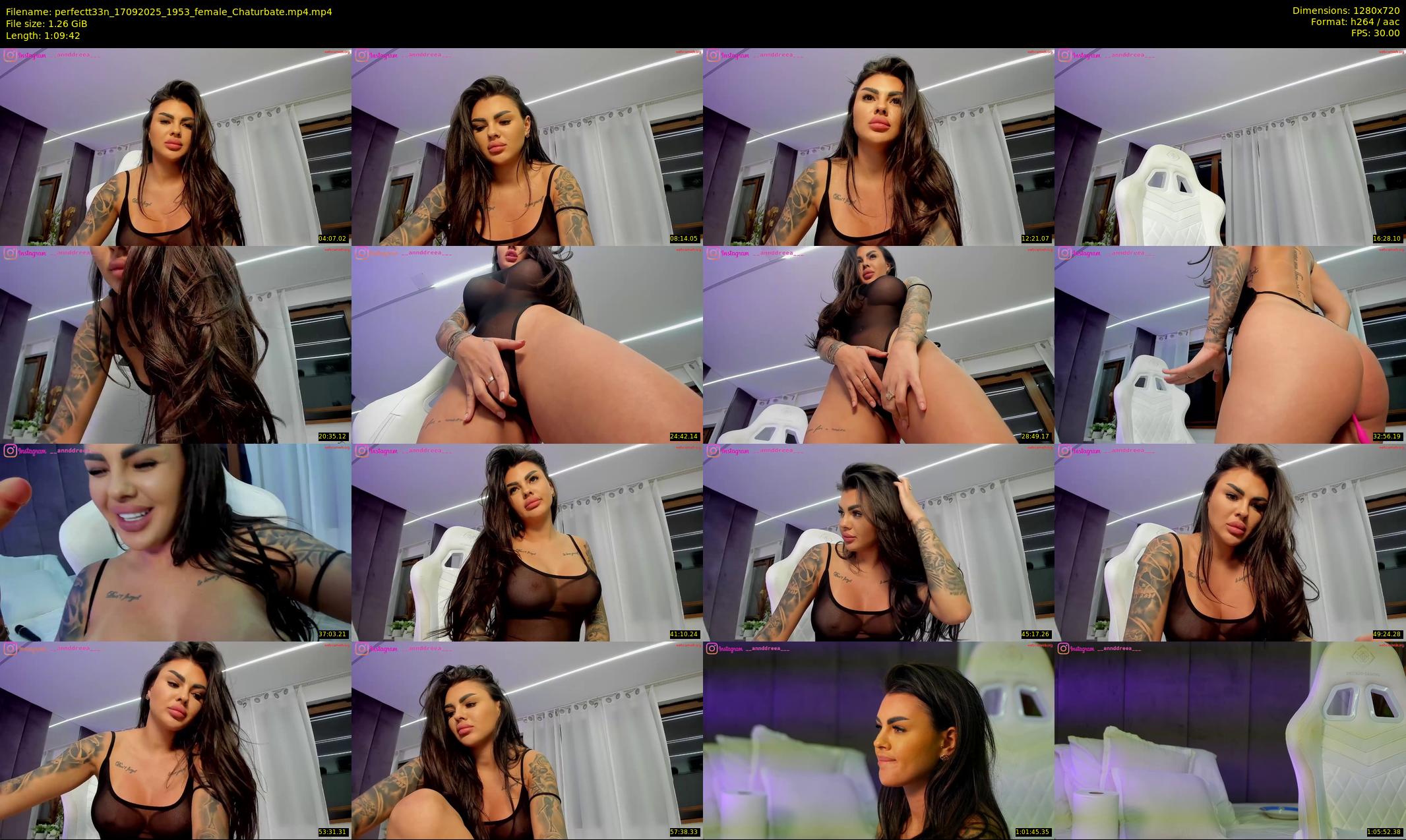 perfectt33n — 70 minute Chaturbate female cam show recording, 720p, Sep 17, 2025