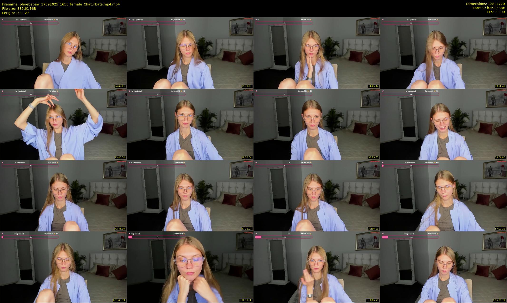 phoebepaw — 81 minute Chaturbate female cam show recording, 720p, Sep 17, 2025