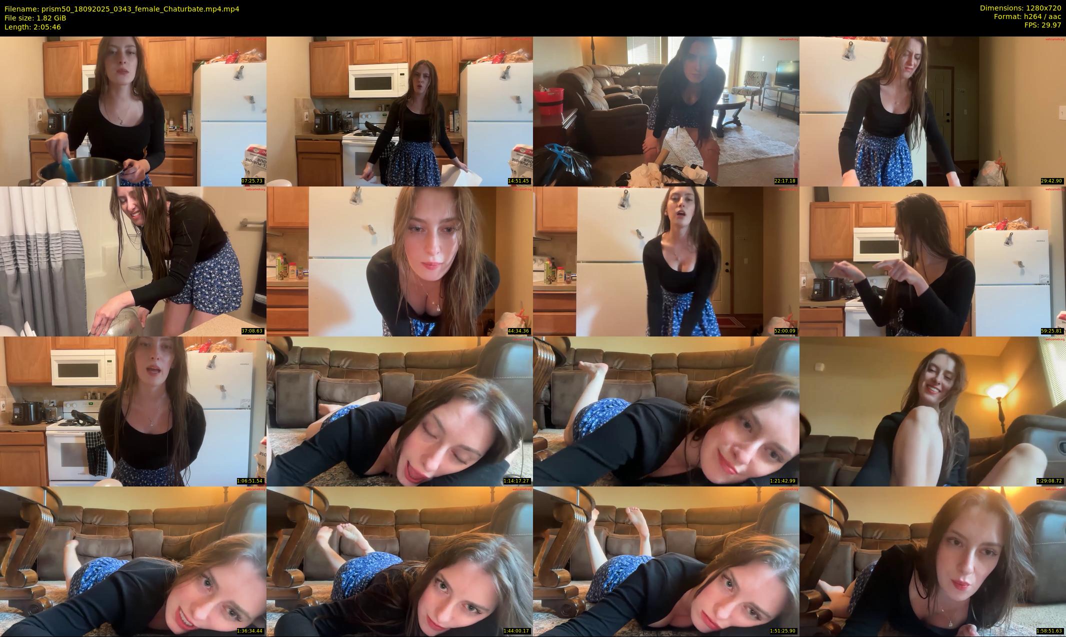 prism50 — 126 minute Chaturbate female cam show recording, 720p, Sep 18, 2025