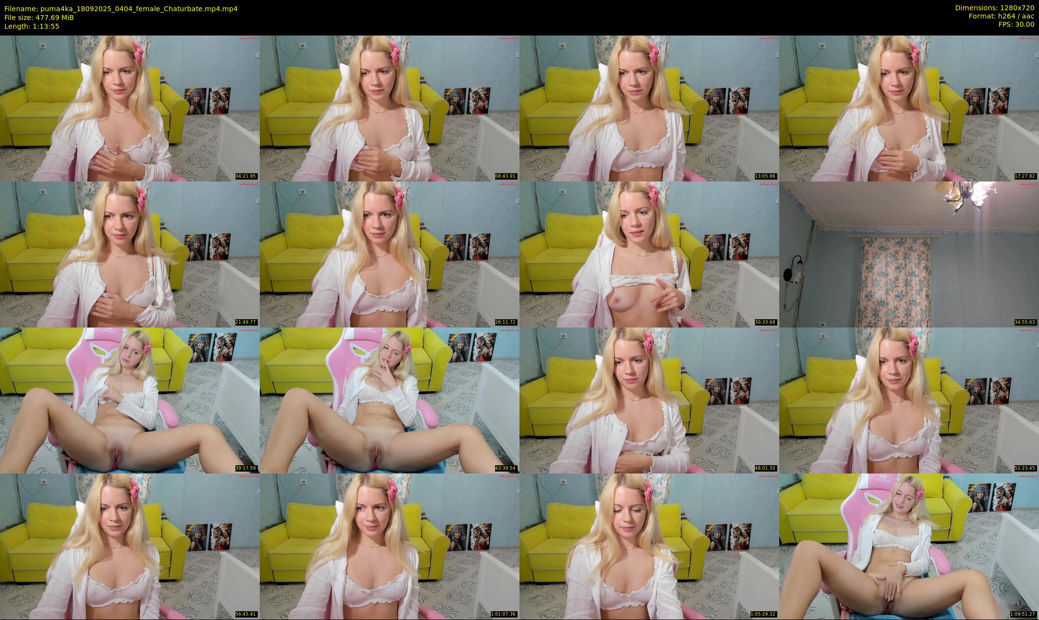 puma4ka — 74 minute Chaturbate female cam show recording, 720p, Sep 18, 2025