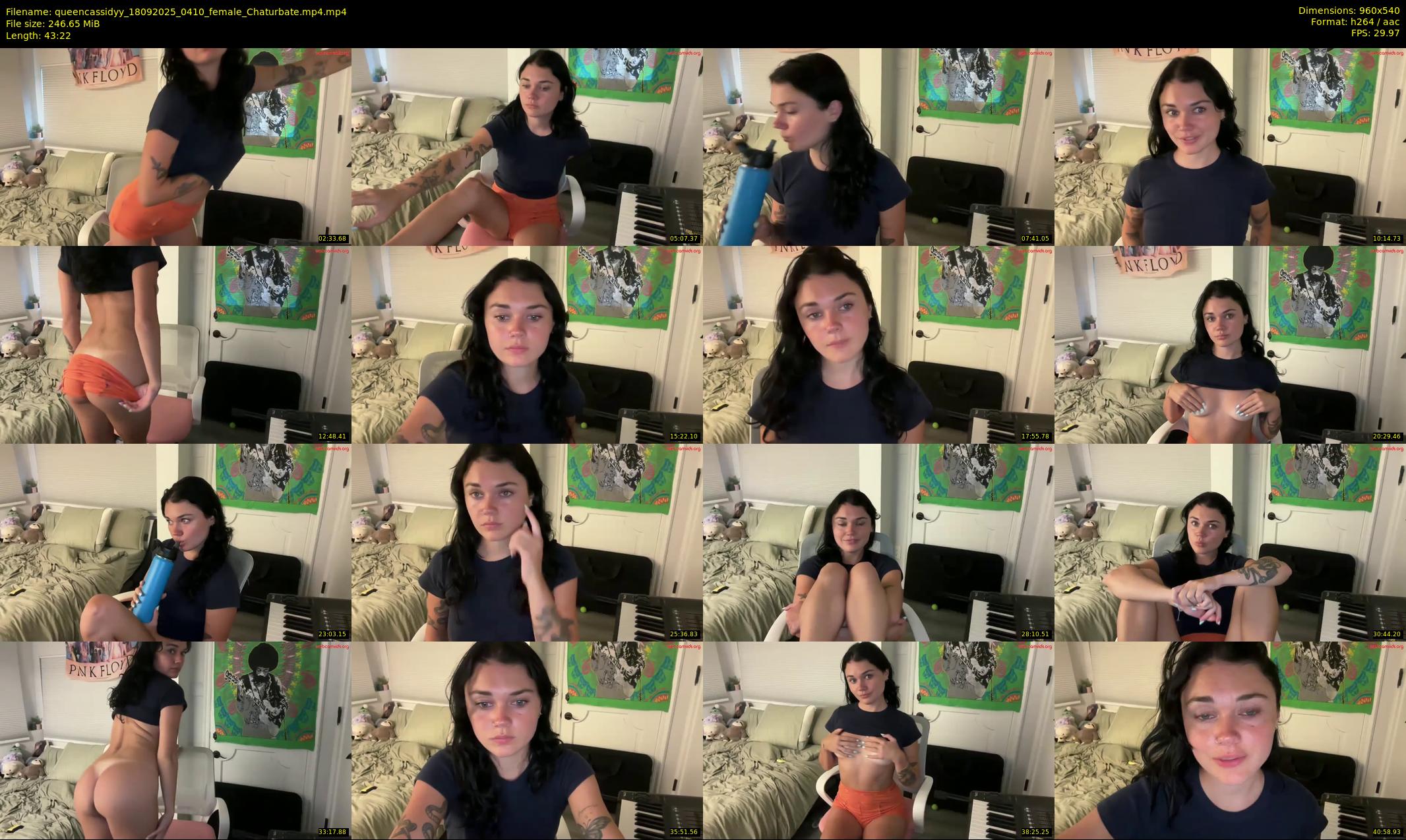 queencassidyy — 44 minute Chaturbate female cam show recording, 480p, Sep 18, 2025