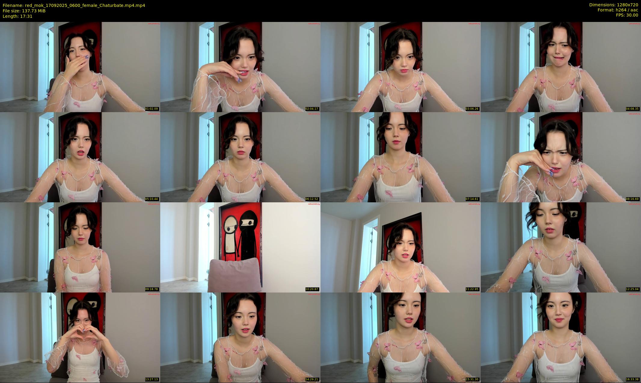 red_mok — 18 minute Chaturbate female cam show recording, 720p, Sep 17, 2025