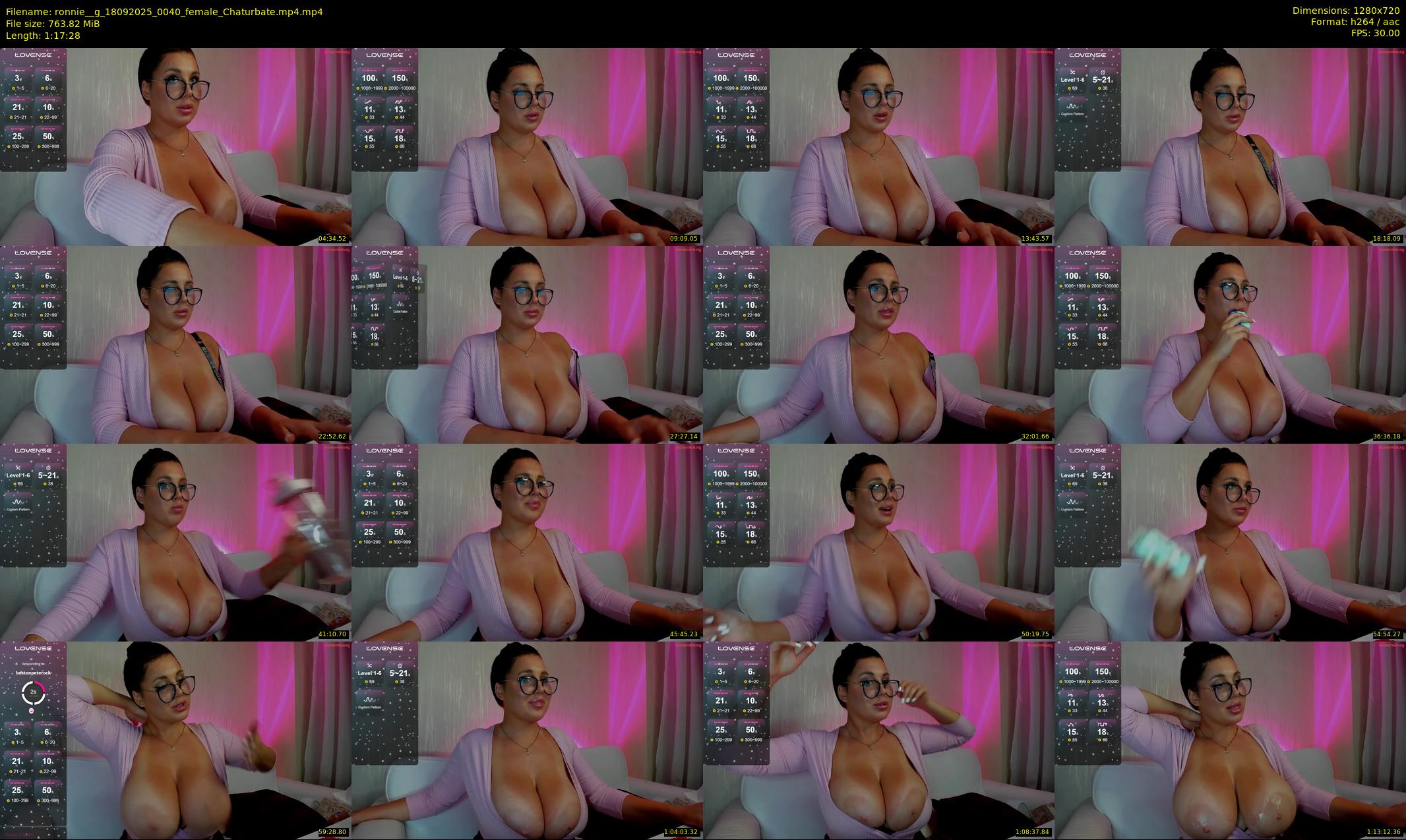 ronnie__g — 78 minute Chaturbate female cam show recording, 720p, Sep 18, 2025
