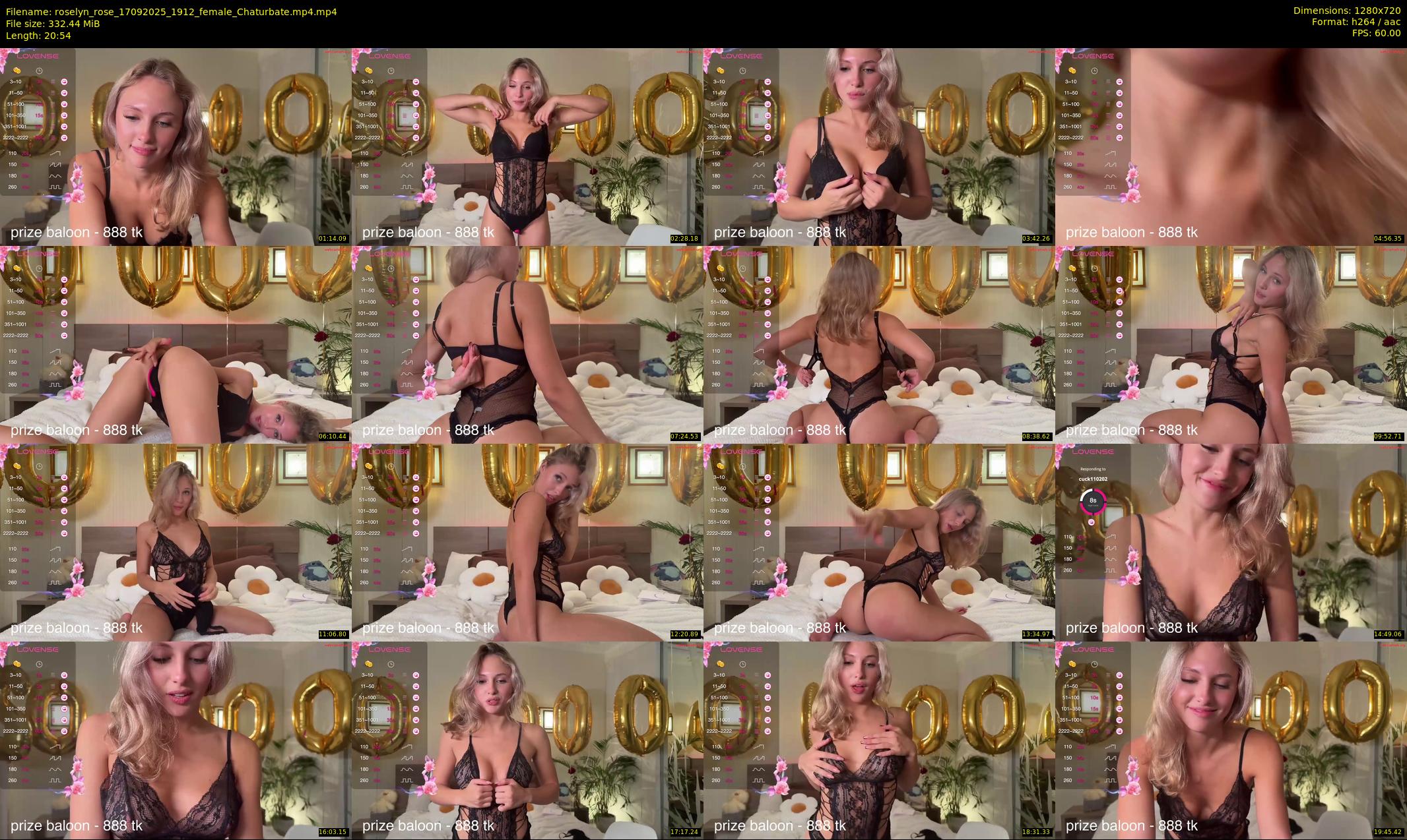 roselyn_rose — 21 minute Chaturbate female cam show recording, 720p, Sep 17, 2025