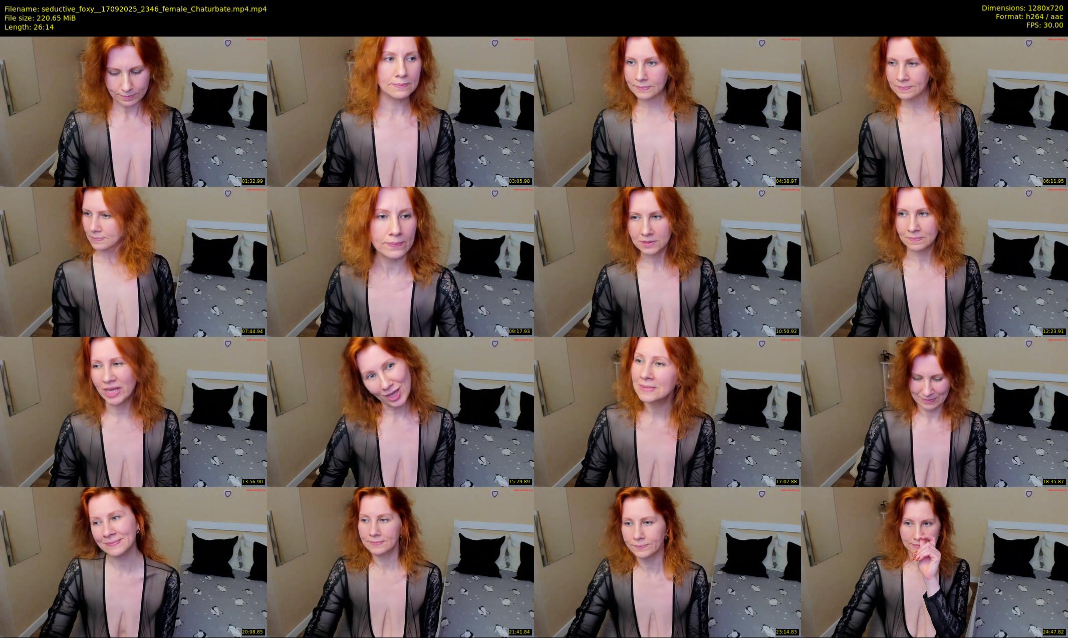 seductive_foxy_ — 27 minute Chaturbate female cam show recording, 720p, Sep 17, 2025