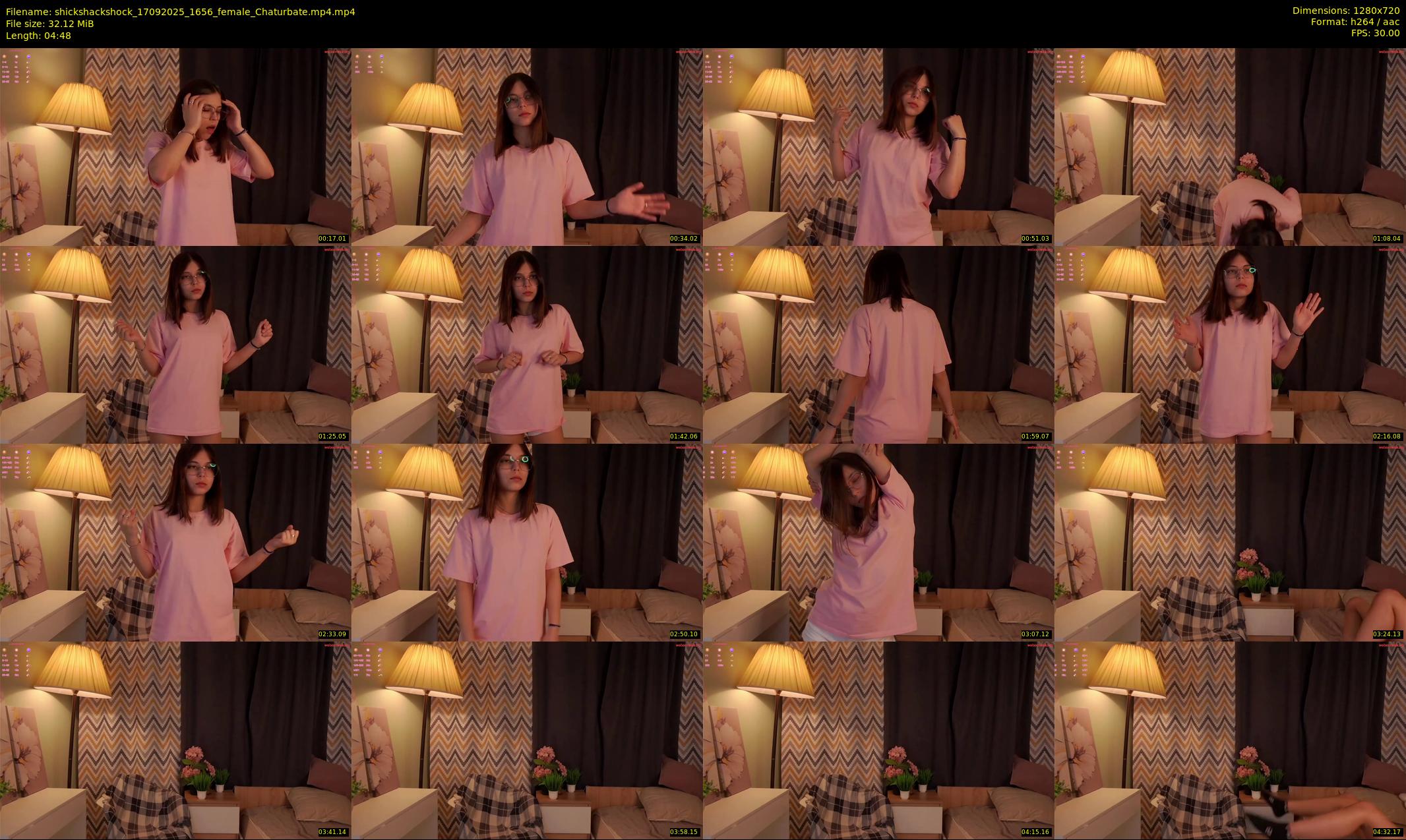 shickshackshock — 5 minute Chaturbate female cam show recording, 720p, Sep 17, 2025