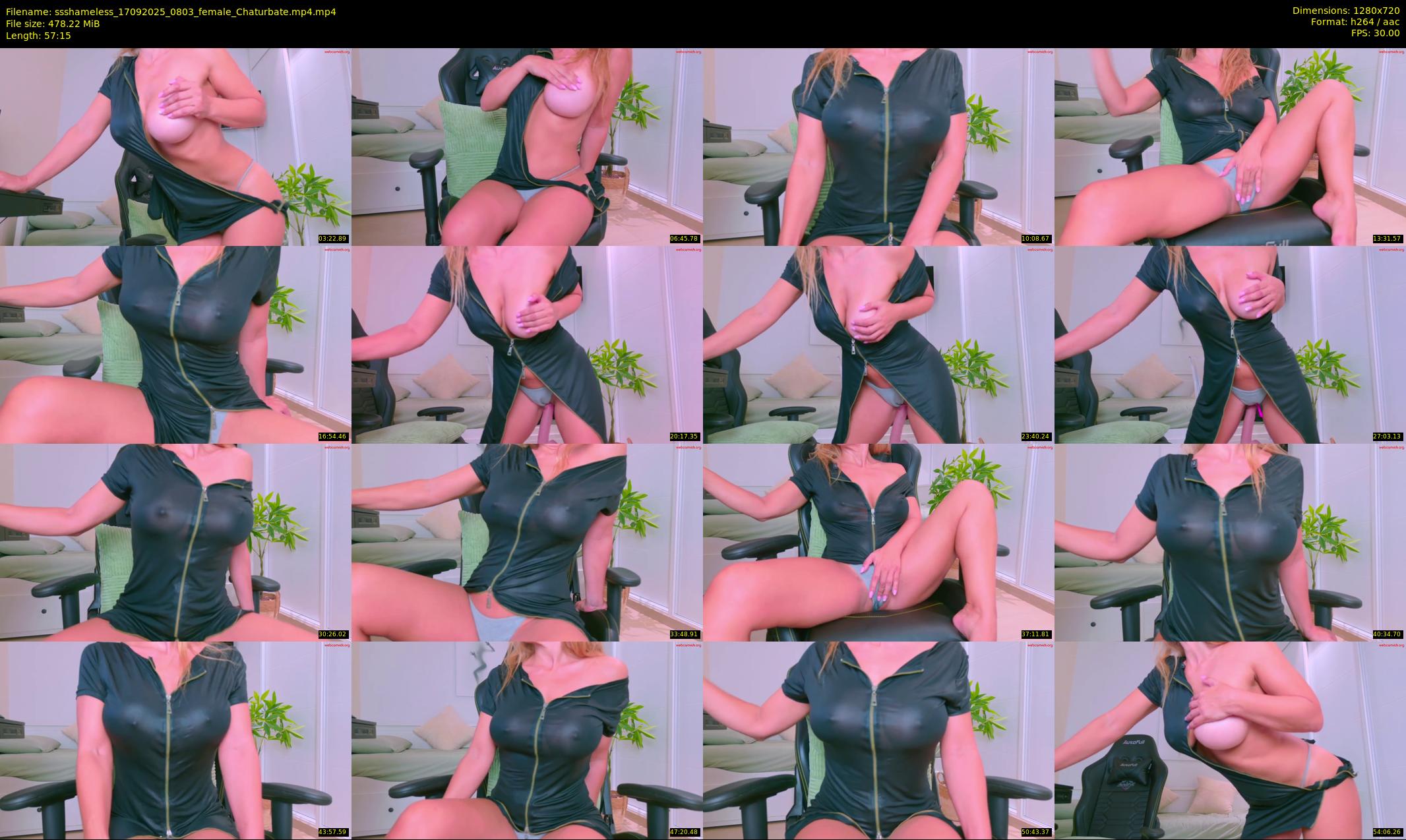 ssshameless — 58 minute Chaturbate female cam show recording, 720p, Sep 17, 2025
