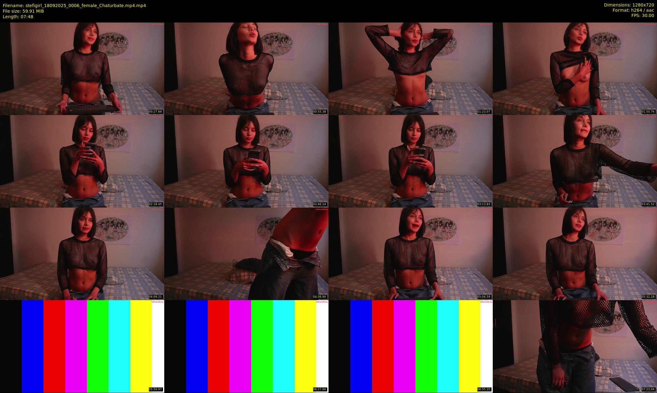 stefigirl — 8 minute Chaturbate female cam show recording, 720p, Sep 18, 2025