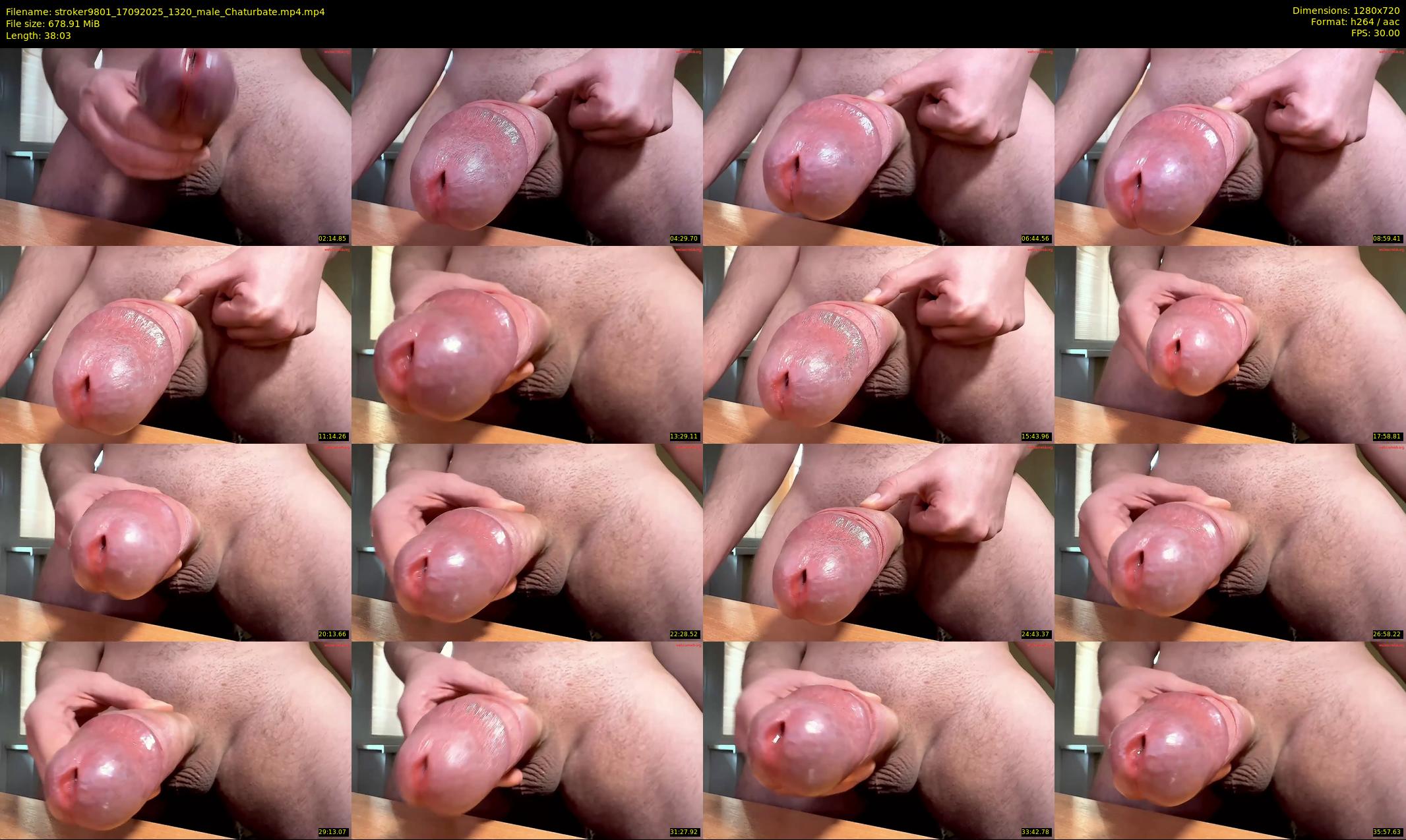 stroker9801 — 39 minute Chaturbate male cam show recording, 720p, Sep 17, 2025