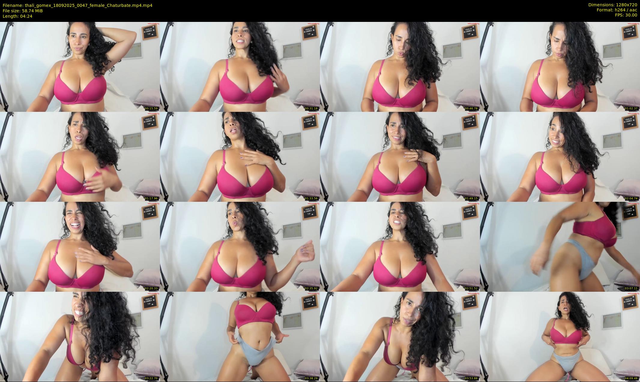 thali_gomex — 5 minute Chaturbate female cam show recording, 720p, Sep 18, 2025