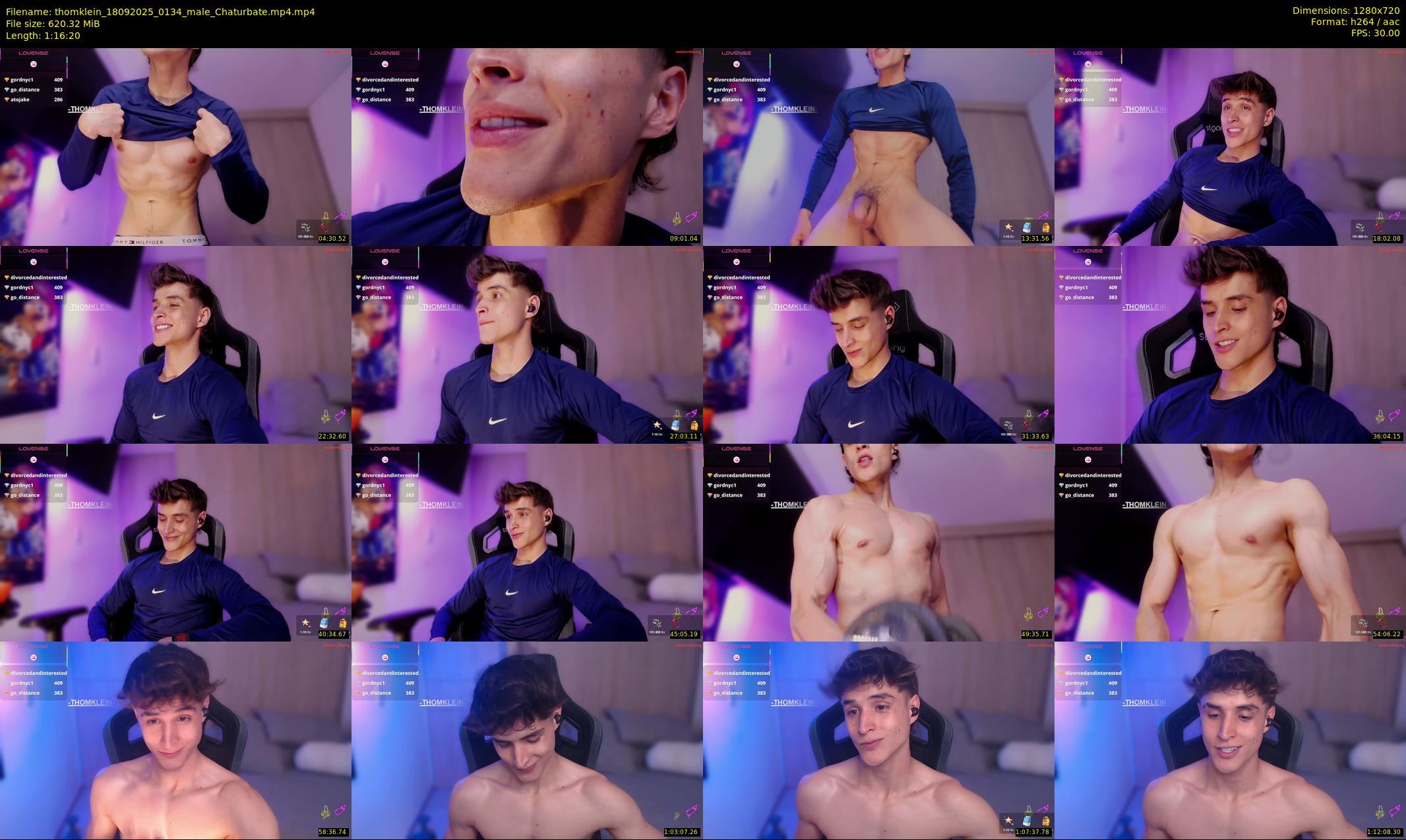 thomklein — 77 minute Chaturbate male cam show recording, 720p, Sep 18, 2025