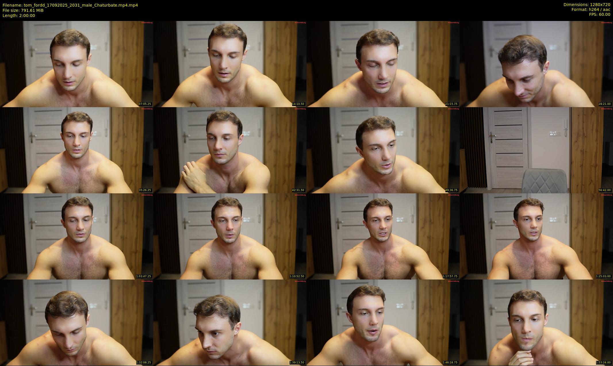 tom_fordd — 120 minute Chaturbate male cam show recording, 720p, Sep 17, 2025