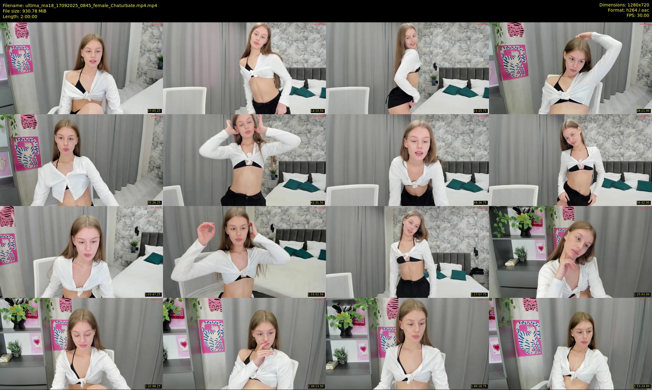 ultima_ma18 — 120 minute Chaturbate female cam show recording, 720p, Sep 17, 2025
