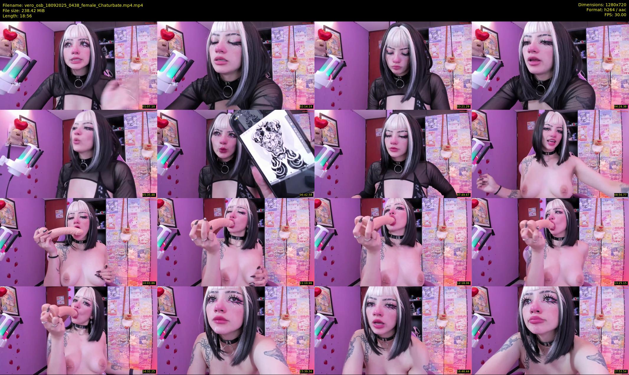 vero_osb — 19 minute Chaturbate female cam show recording, 720p, Sep 18, 2025