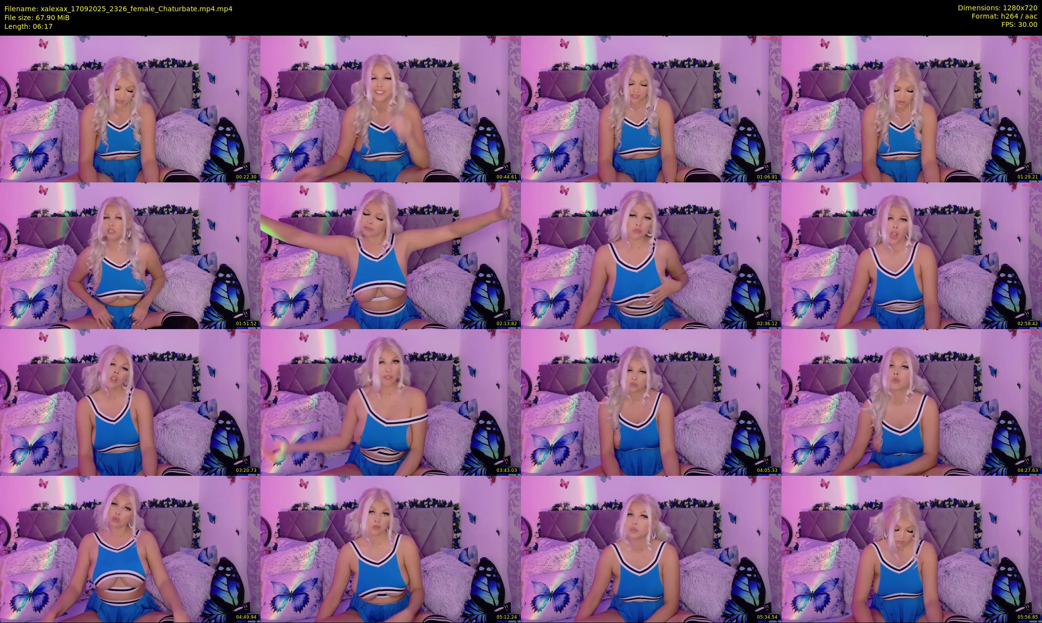 xalexax — 7 minute Chaturbate female cam show recording, 720p, Sep 17, 2025
