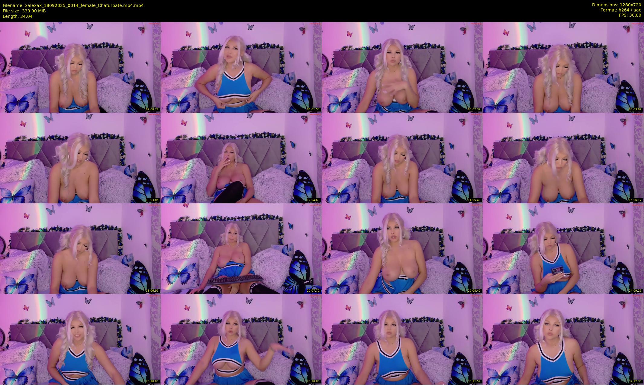 xalexax — 35 minute Chaturbate female cam show recording, 720p, Sep 18, 2025