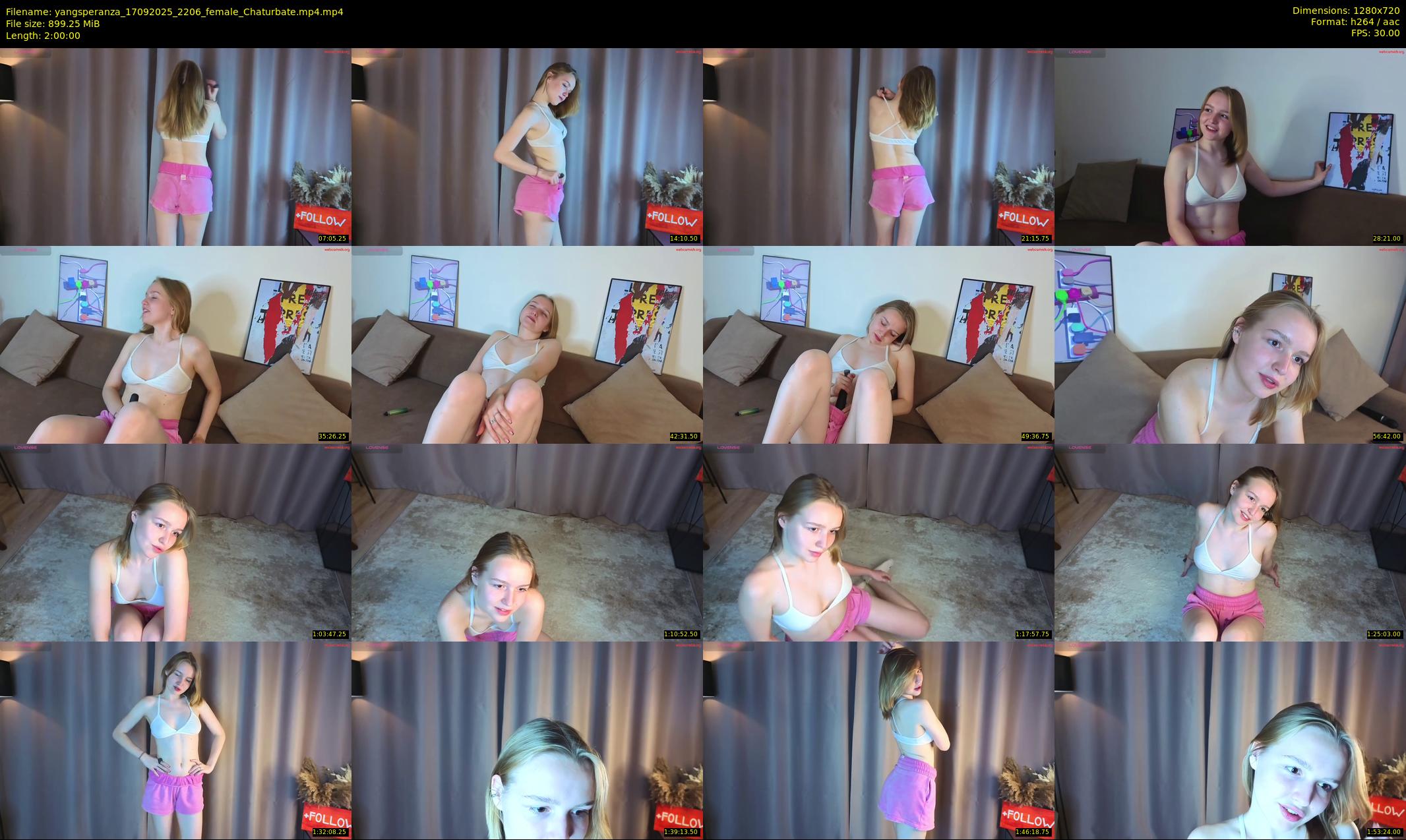 yangsperanza — 120 minute Chaturbate female cam show recording, 720p, Sep 17, 2025