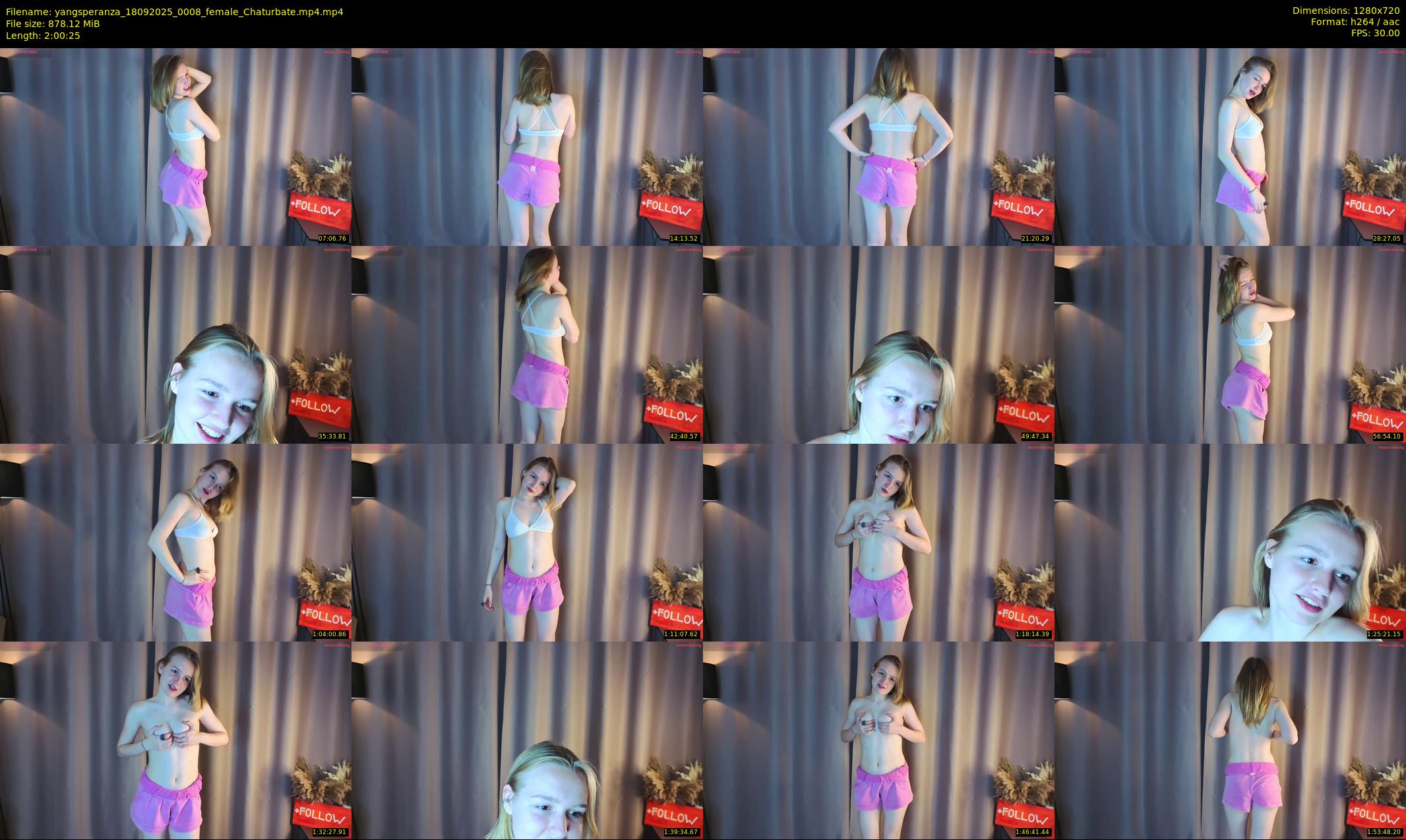 yangsperanza — 121 minute Chaturbate female cam show recording, 720p, Sep 18, 2025