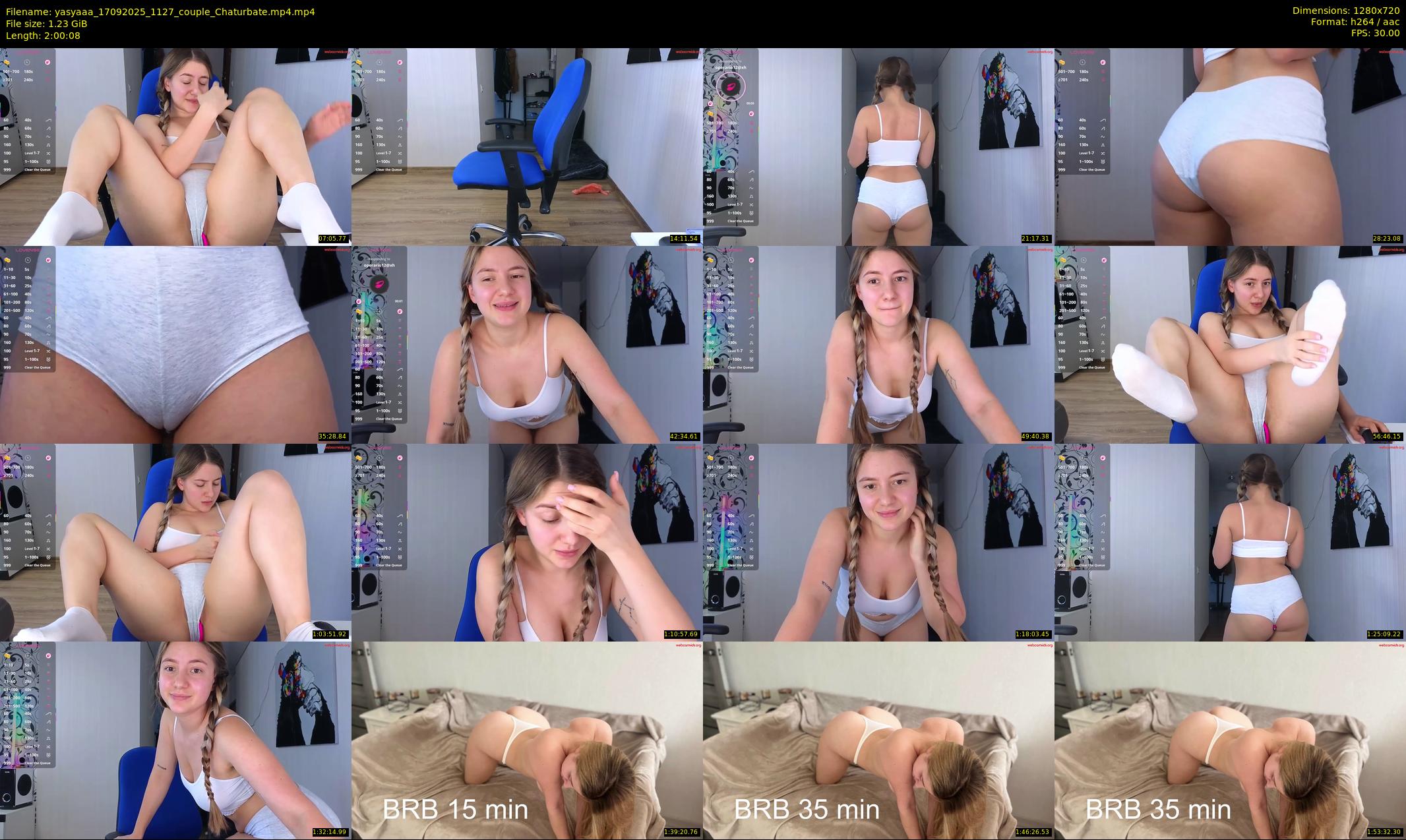 yasyaaa — 121 minute Chaturbate female cam show recording, 720p, Sep 17, 2025