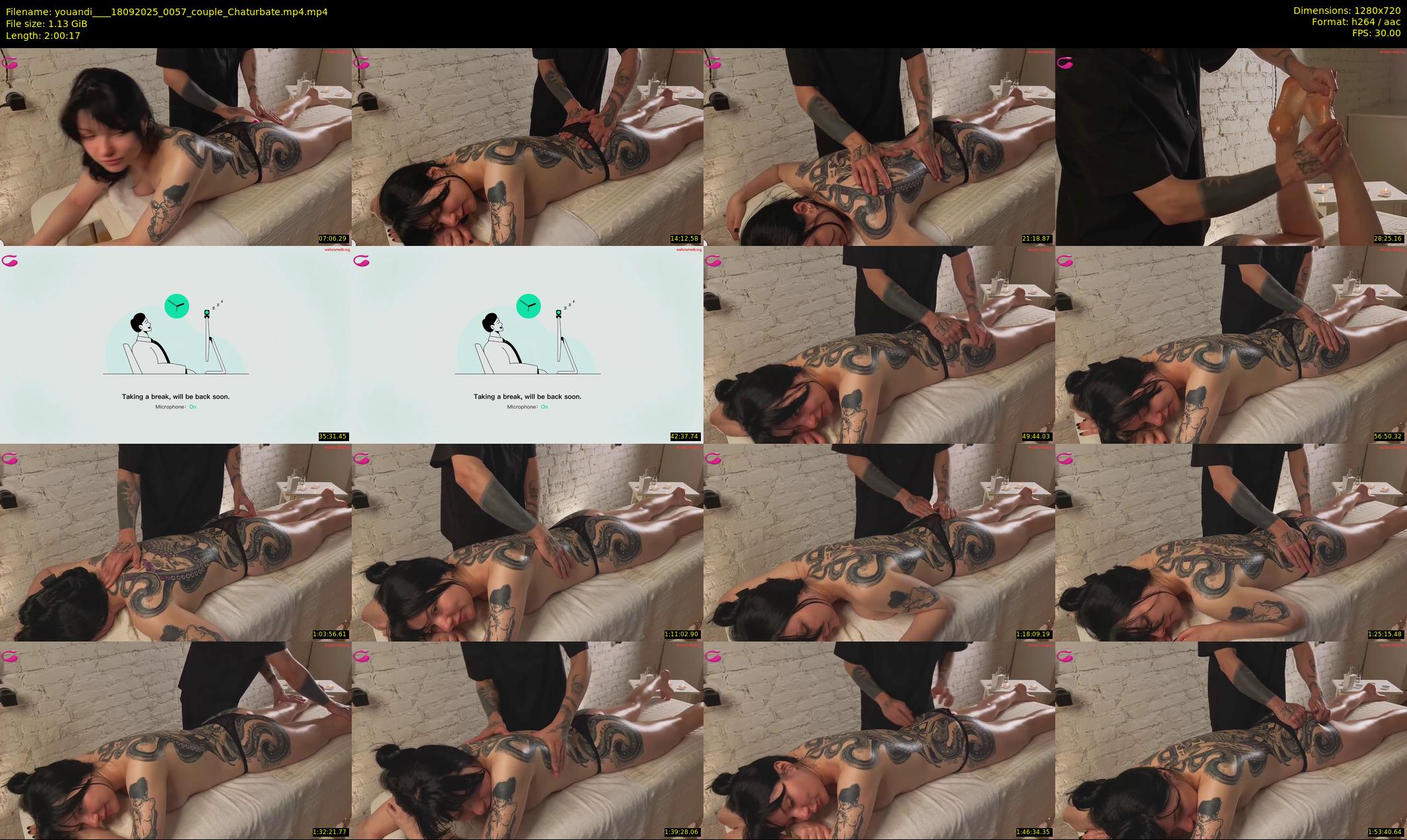youandi___ — 121 minute Chaturbate couple cam show recording, 720p, Sep 18, 2025