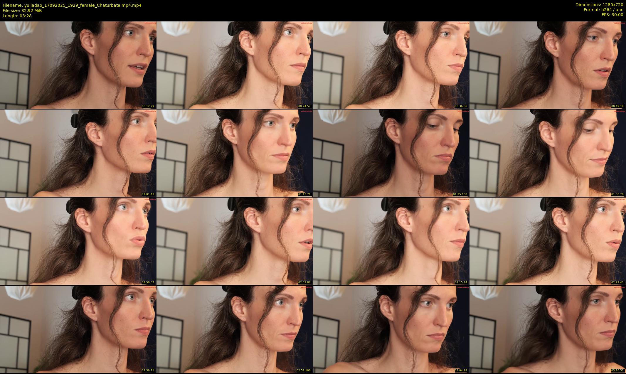 yulladao — 4 minute Chaturbate female cam show recording, 720p, Sep 17, 2025