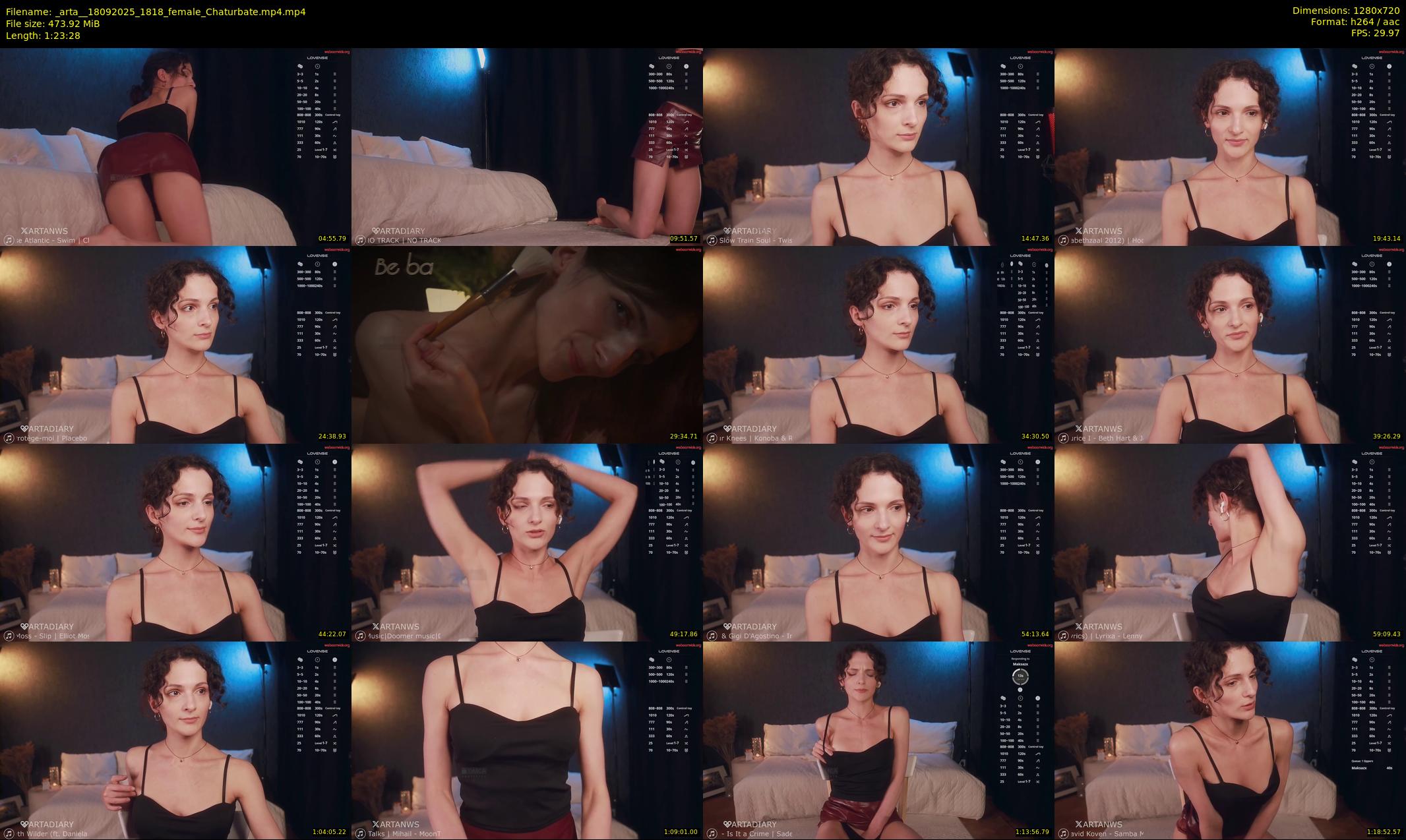 _arta_ — 84 minute Chaturbate female cam show recording, 720p, Sep 18, 2025