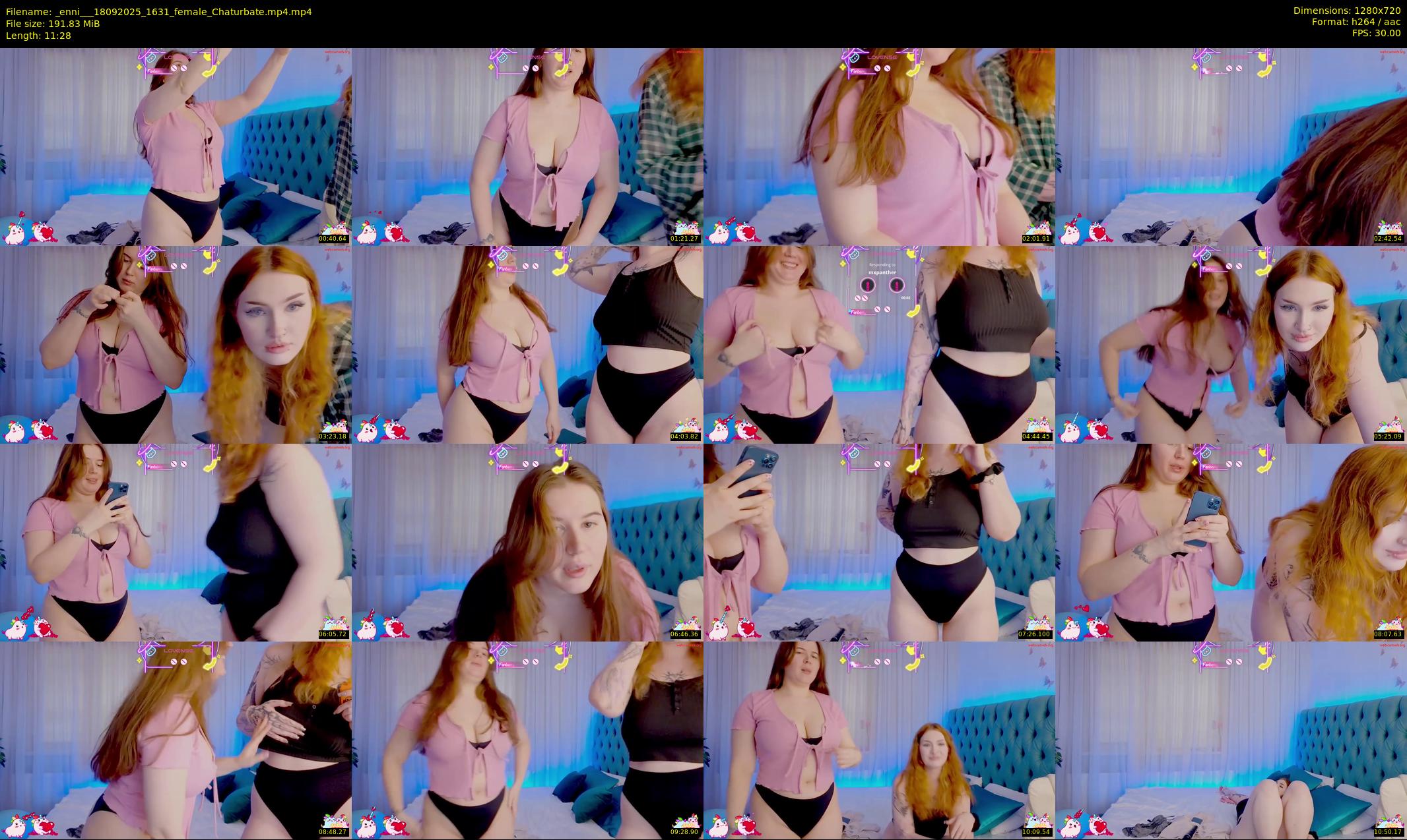 _enni__ — 12 minute Chaturbate female cam show recording, 720p, Sep 18, 2025