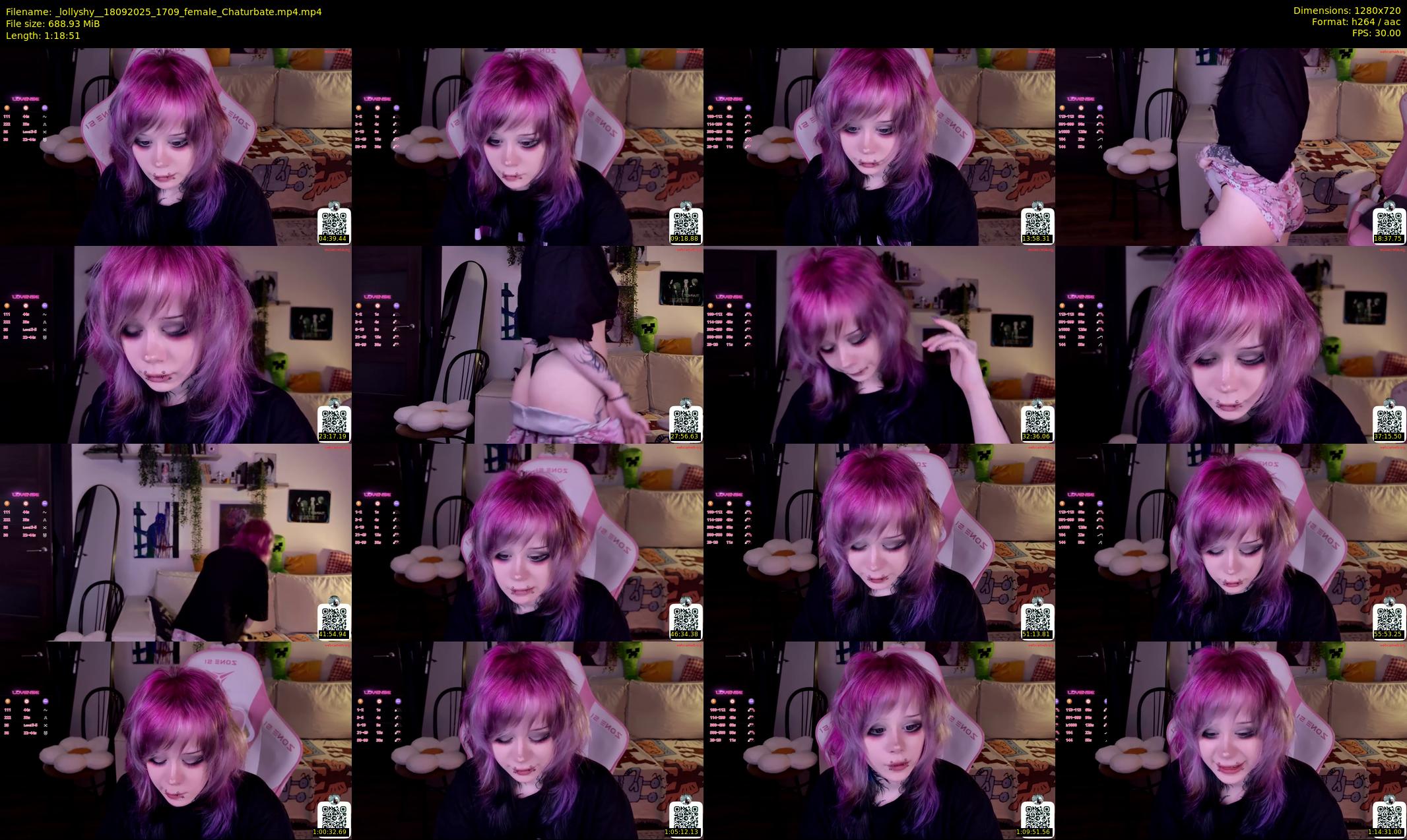 _lollyshy_ — 79 minute Chaturbate female cam show recording, 720p, Sep 18, 2025