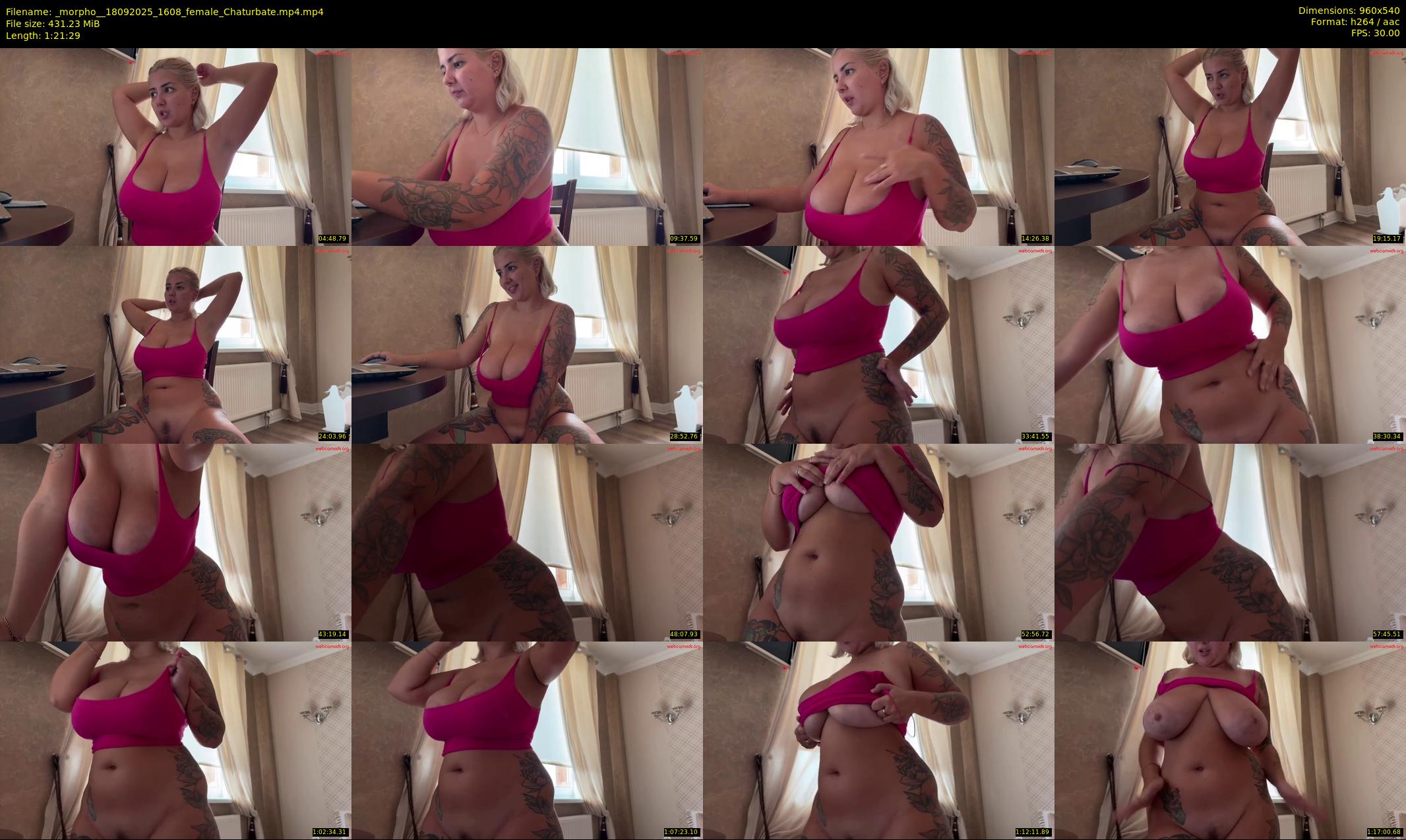 _morpho_ — 82 minute Chaturbate female cam show recording, 480p, Sep 18, 2025
