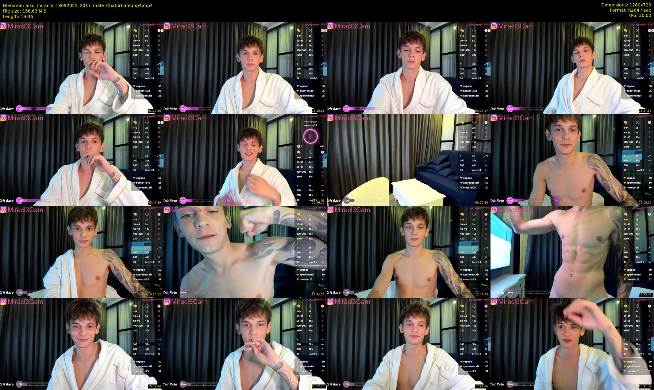 aiko_miracle — 20 minute Chaturbate male cam show recording, 720p, Sep 18, 2025