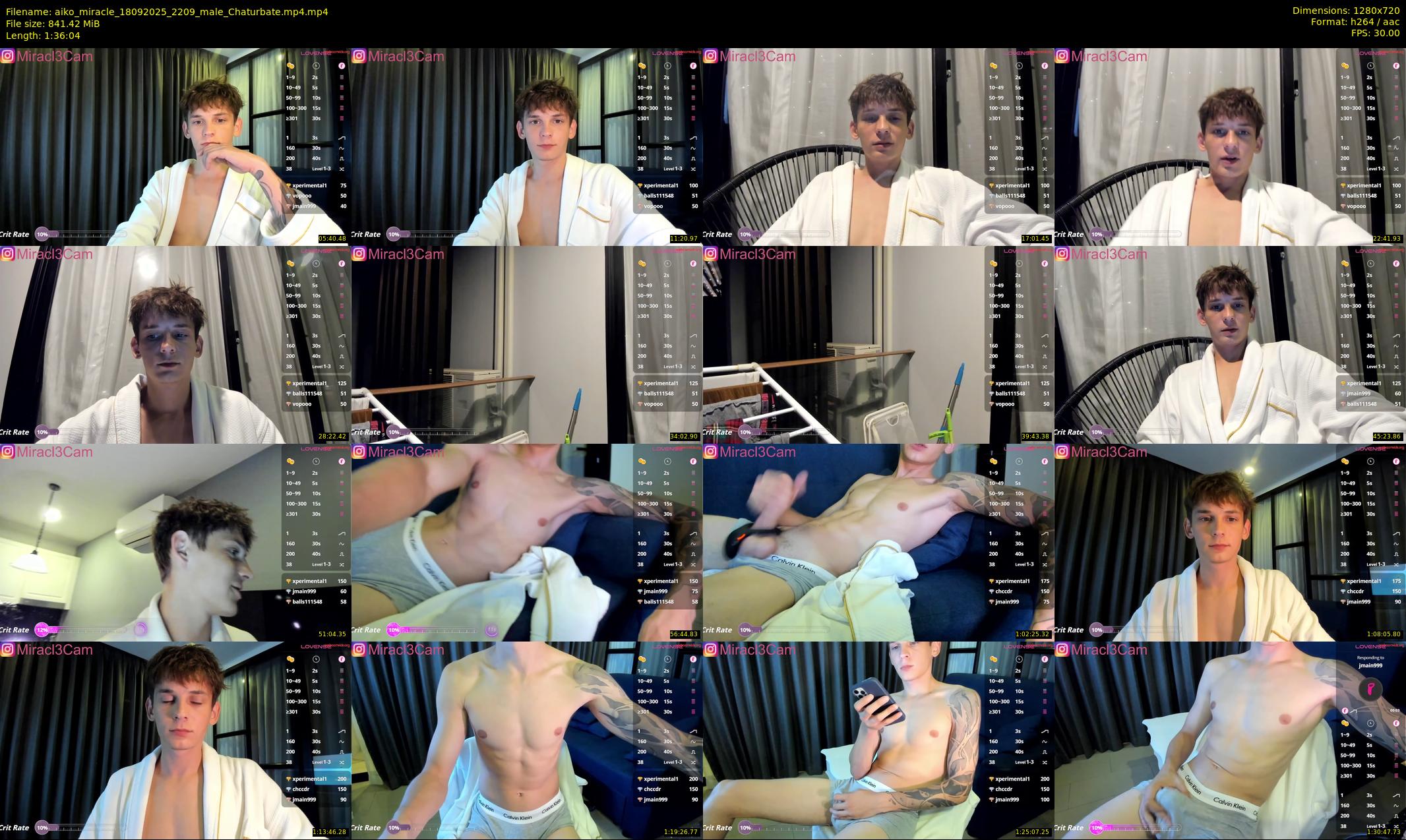 aiko_miracle — 97 minute Chaturbate male cam show recording, 720p, Sep 18, 2025