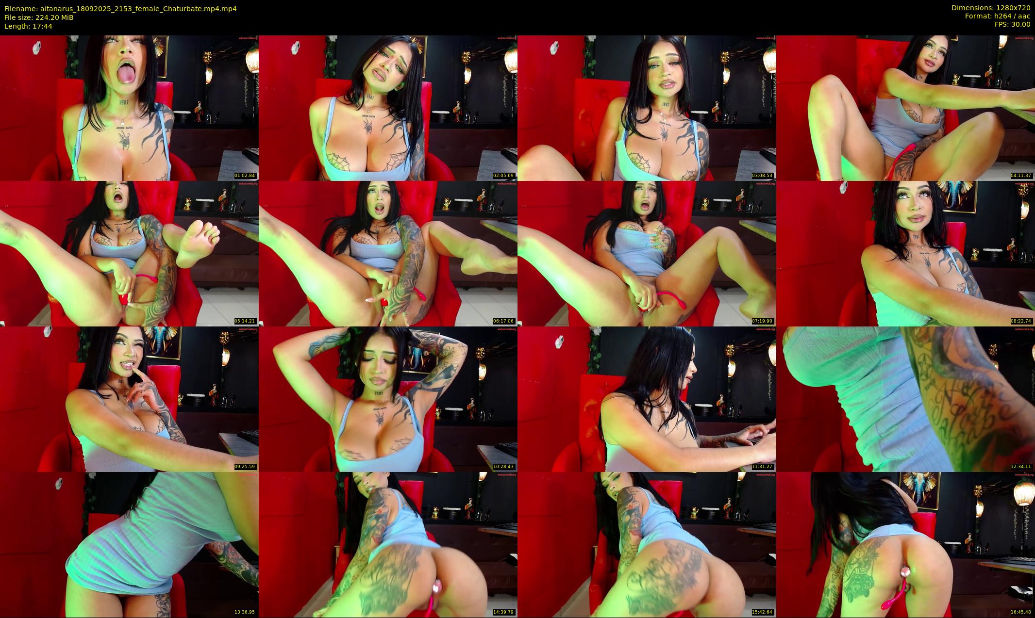 aitanarus — 18 minute Chaturbate female cam show recording, 720p, Sep 18, 2025