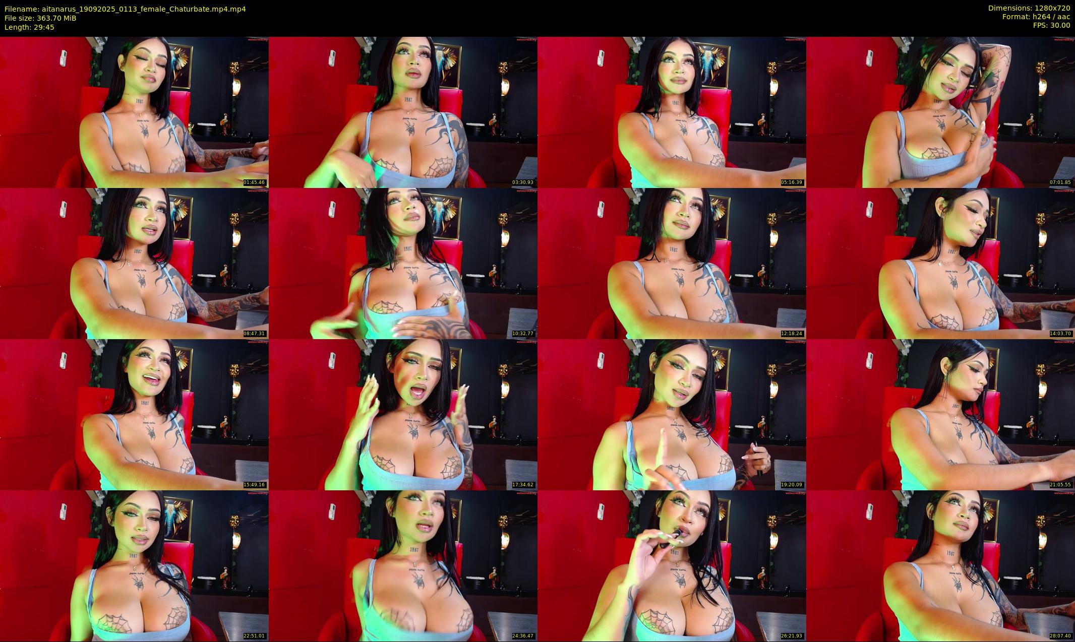 aitanarus — 30 minute Chaturbate female cam show recording, 720p, Sep 19, 2025