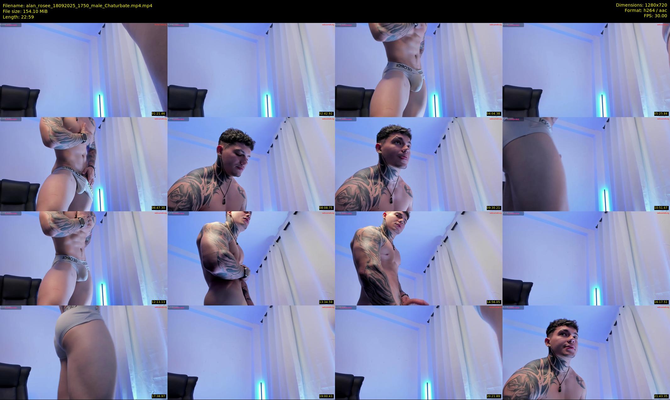 alan_rosee — 23 minute Chaturbate male cam show recording, 720p, Sep 18, 2025