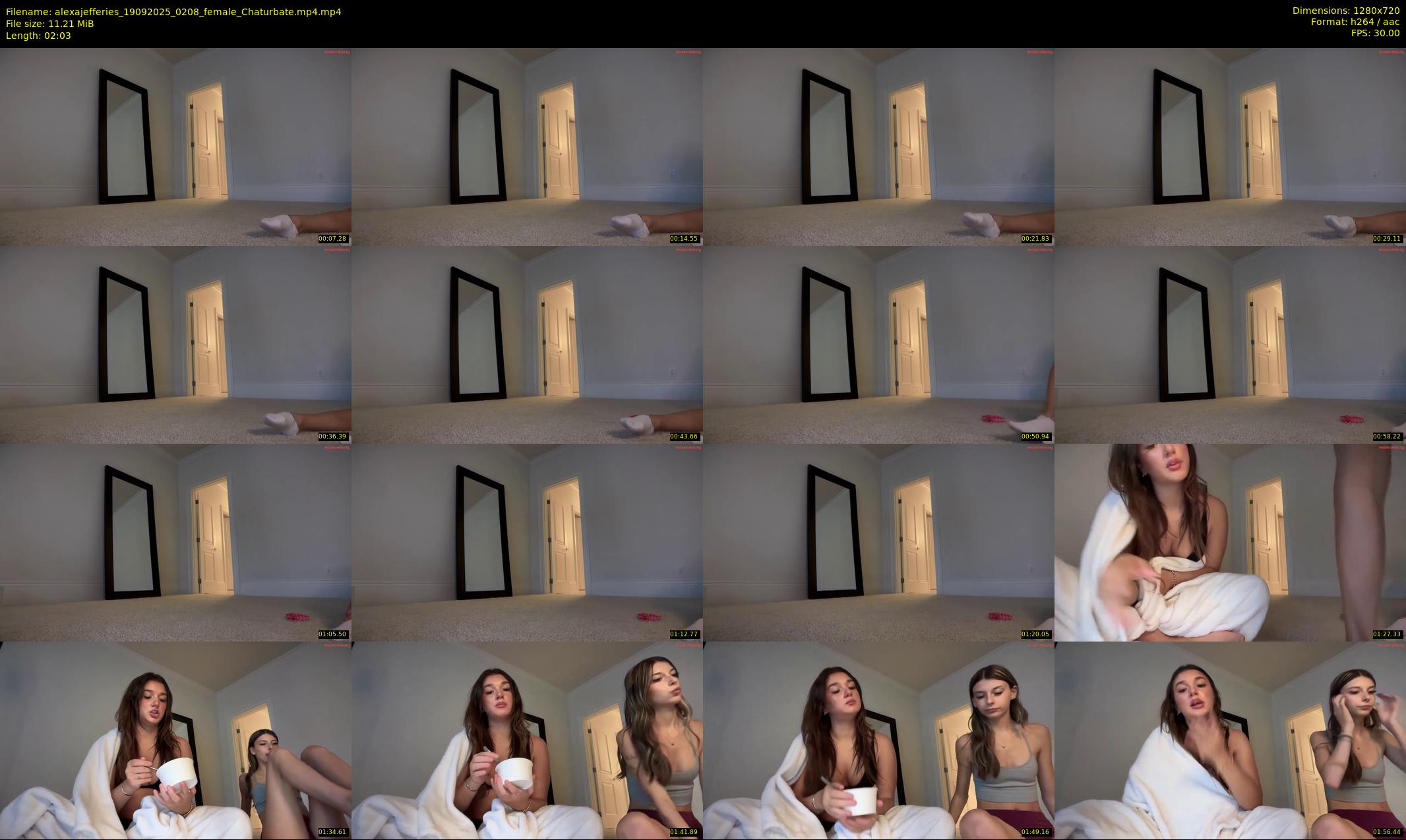 alexajefferies — 3 minute Chaturbate female cam show recording, 720p, Sep 19, 2025