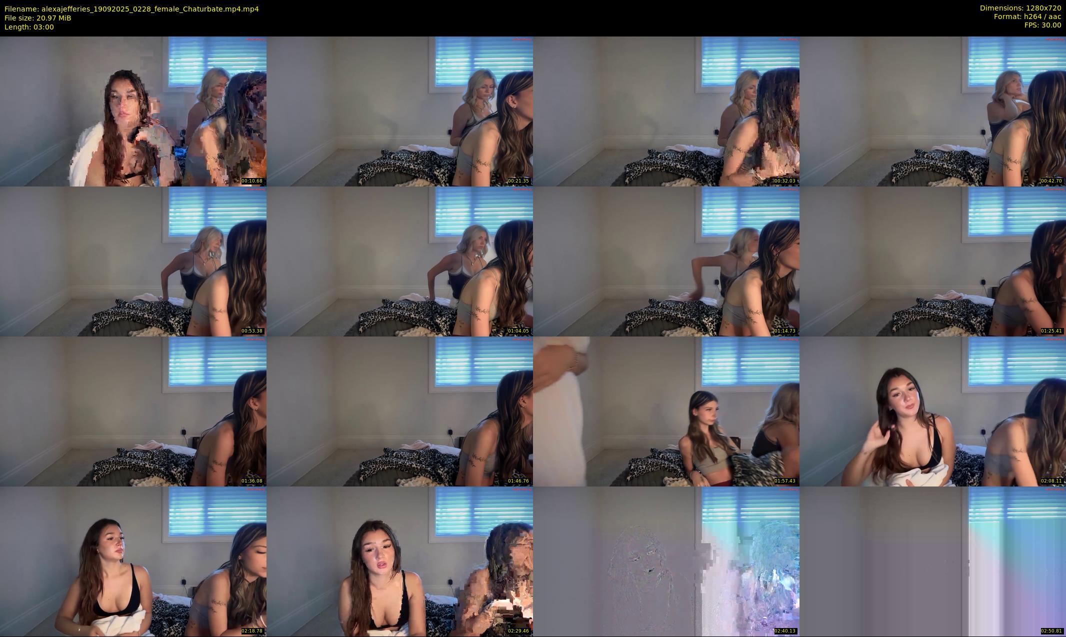 alexajefferies — 3 minute Chaturbate female cam show recording, 720p, Sep 19, 2025