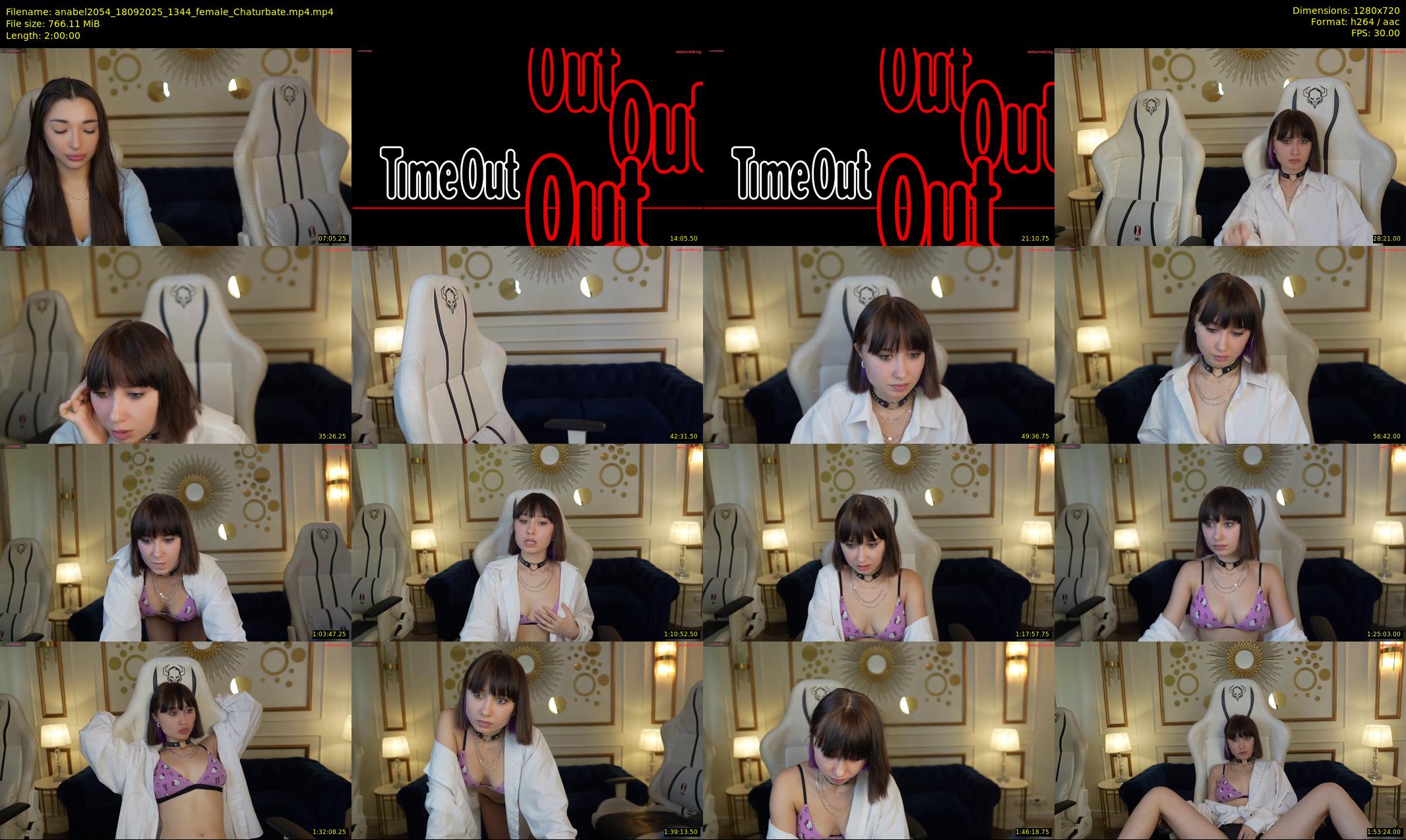 anabel2054 — 120 minute Chaturbate female cam show recording, 720p, Sep 18, 2025