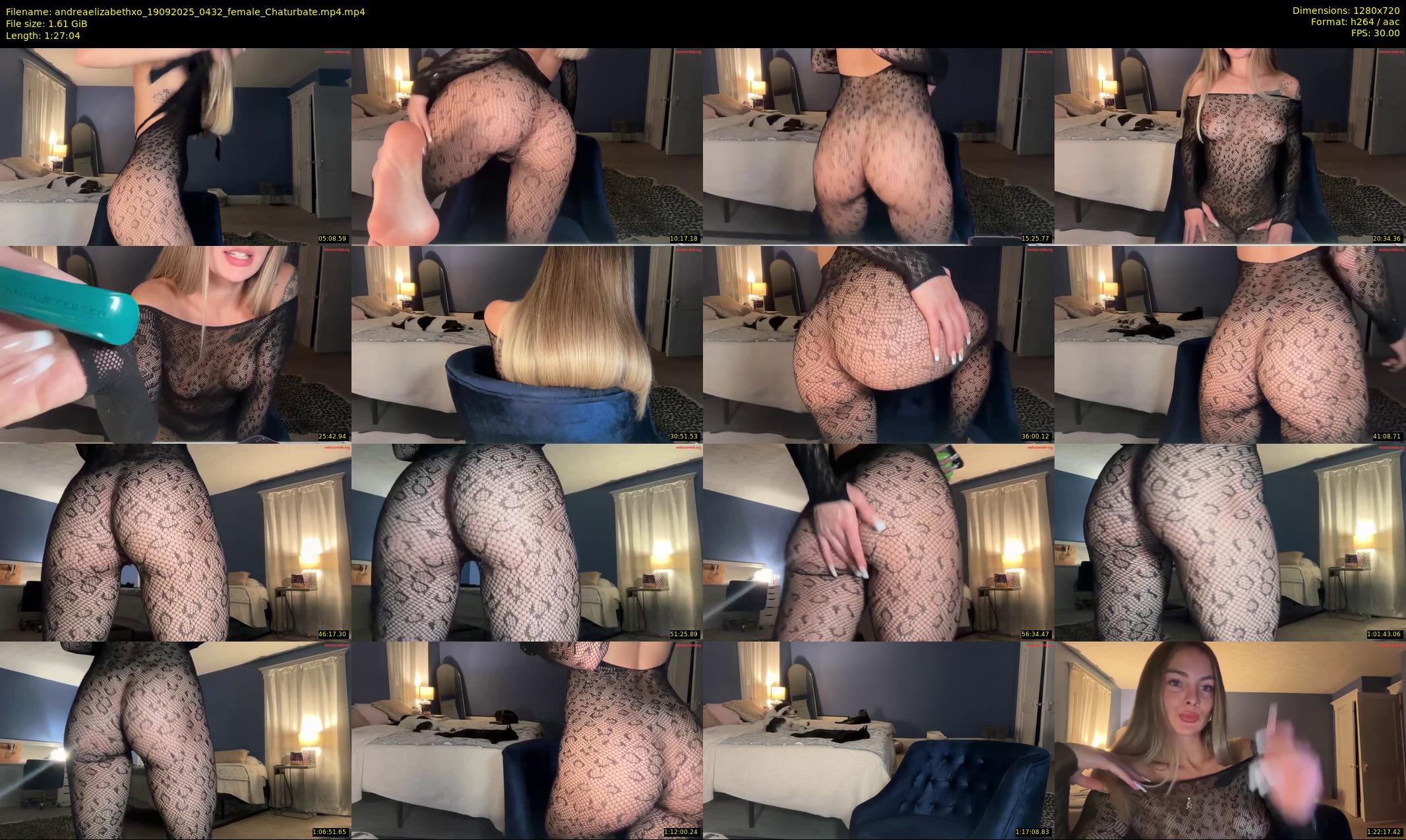 andreaelizabethxo — 88 minute Chaturbate female cam show recording, 720p, Sep 19, 2025