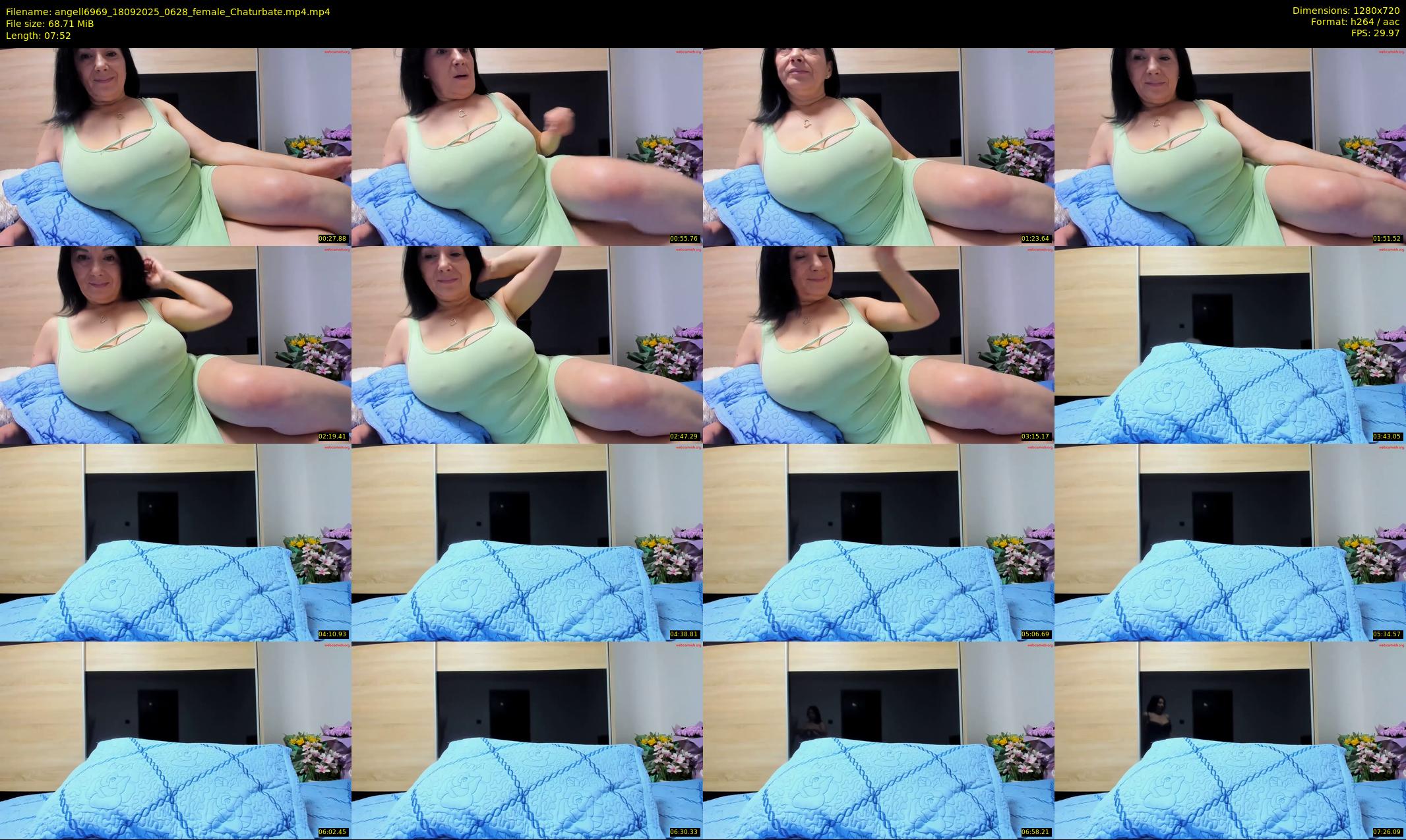 angell6969 — 8 minute Chaturbate female cam show recording, 720p, Sep 18, 2025