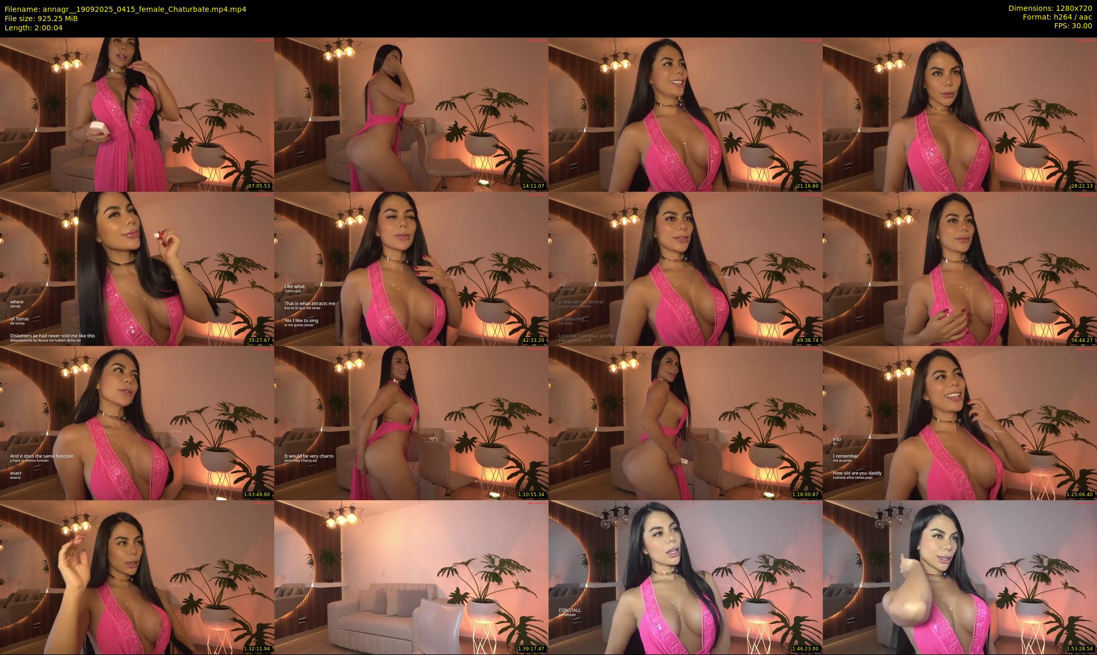 annagr_ — 121 minute Chaturbate female cam show recording, 720p, Sep 19, 2025