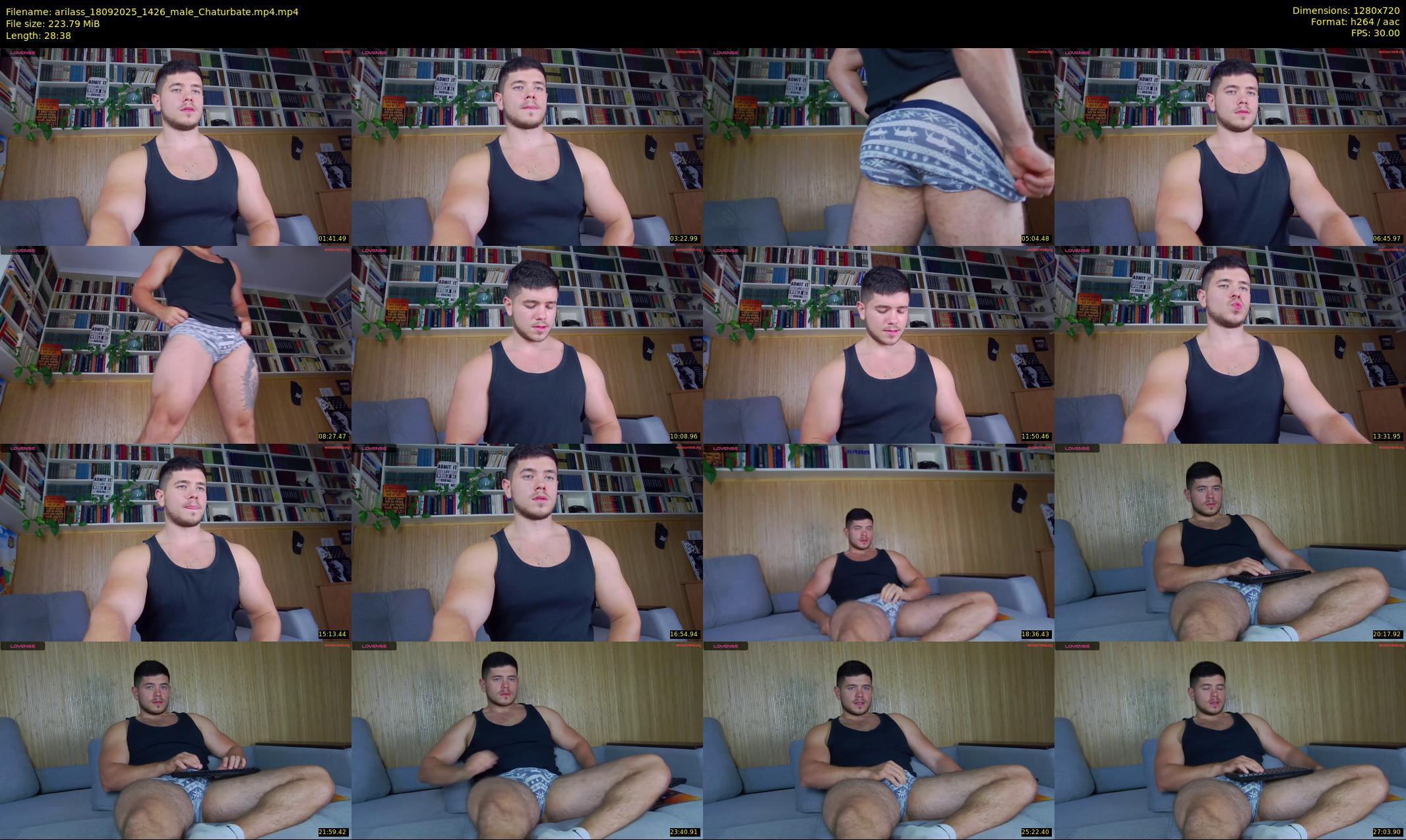 arilass — 29 minute Chaturbate male cam show recording, 720p, Sep 18, 2025