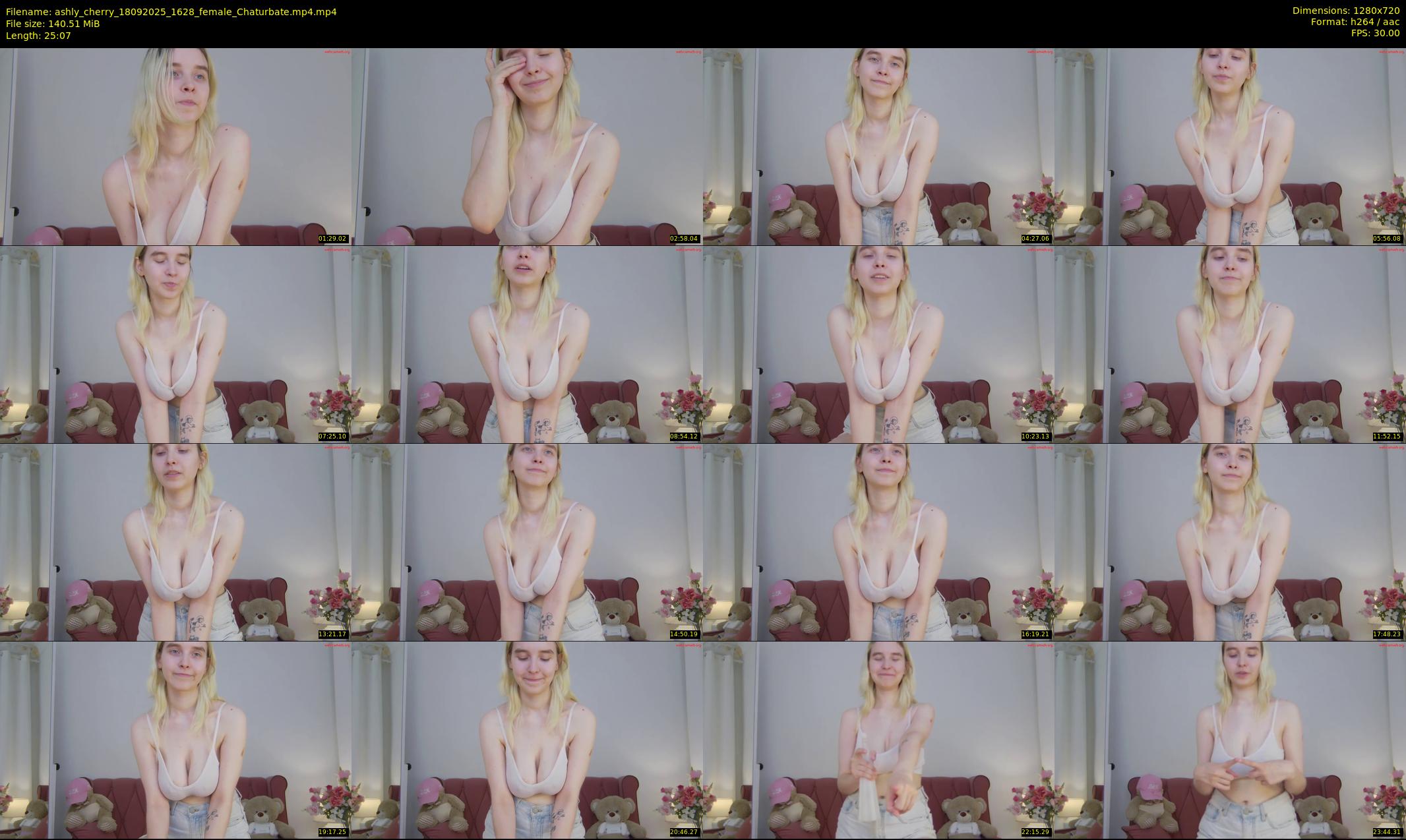 ashly_cherry — 26 minute Chaturbate female cam show recording, 720p, Sep 18, 2025
