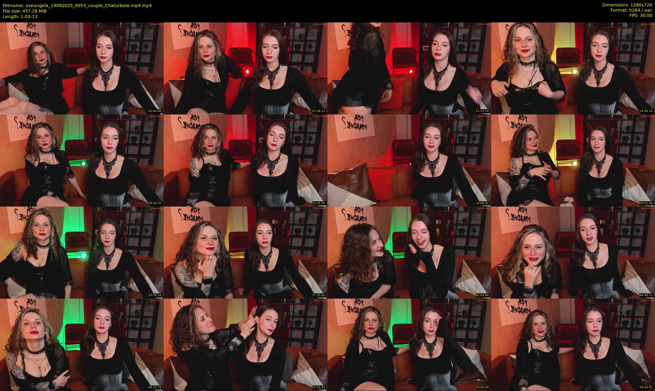 aveangela — 64 minute Chaturbate couple cam show recording, 720p, Sep 19, 2025
