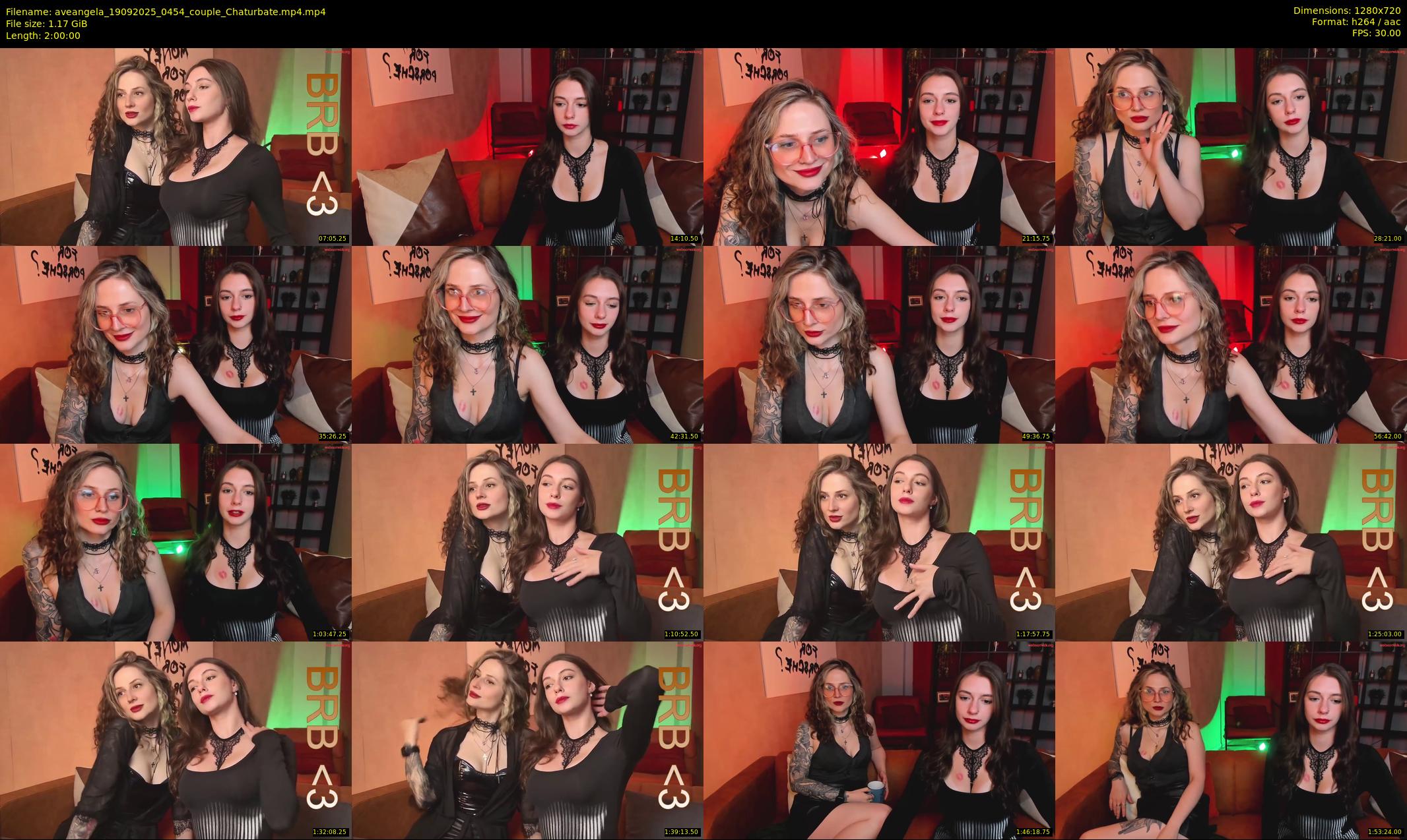 aveangela — 120 minute Chaturbate couple cam show recording, 720p, Sep 19, 2025