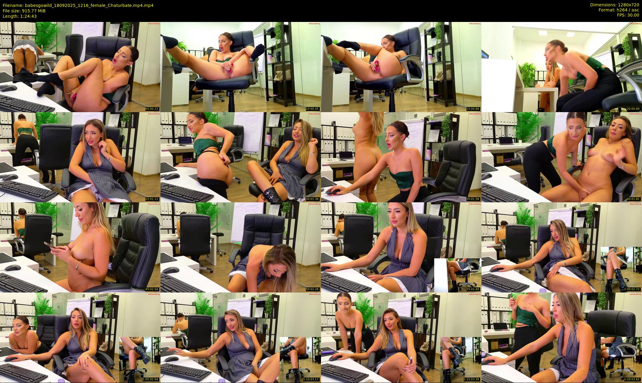 babesgowild — 85 minute Chaturbate couple cam show recording, 720p, Sep 18, 2025