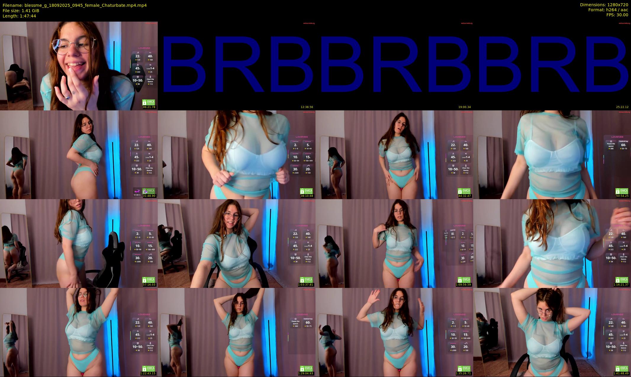 blessme_g — 108 minute Chaturbate female cam show recording, 720p, Sep 18, 2025