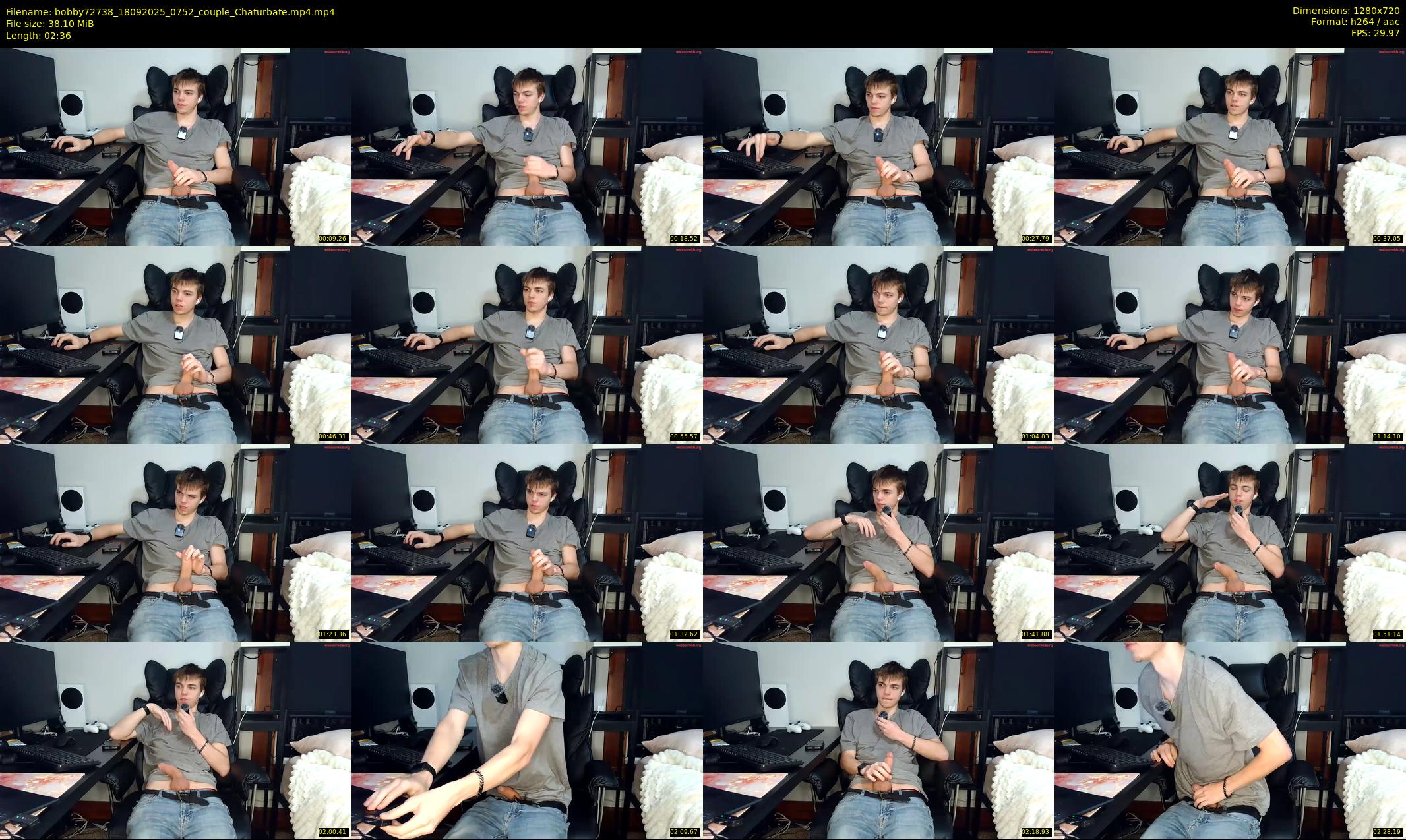 bobby72738 — 3 minute Chaturbate male cam show recording, 720p, Sep 18, 2025