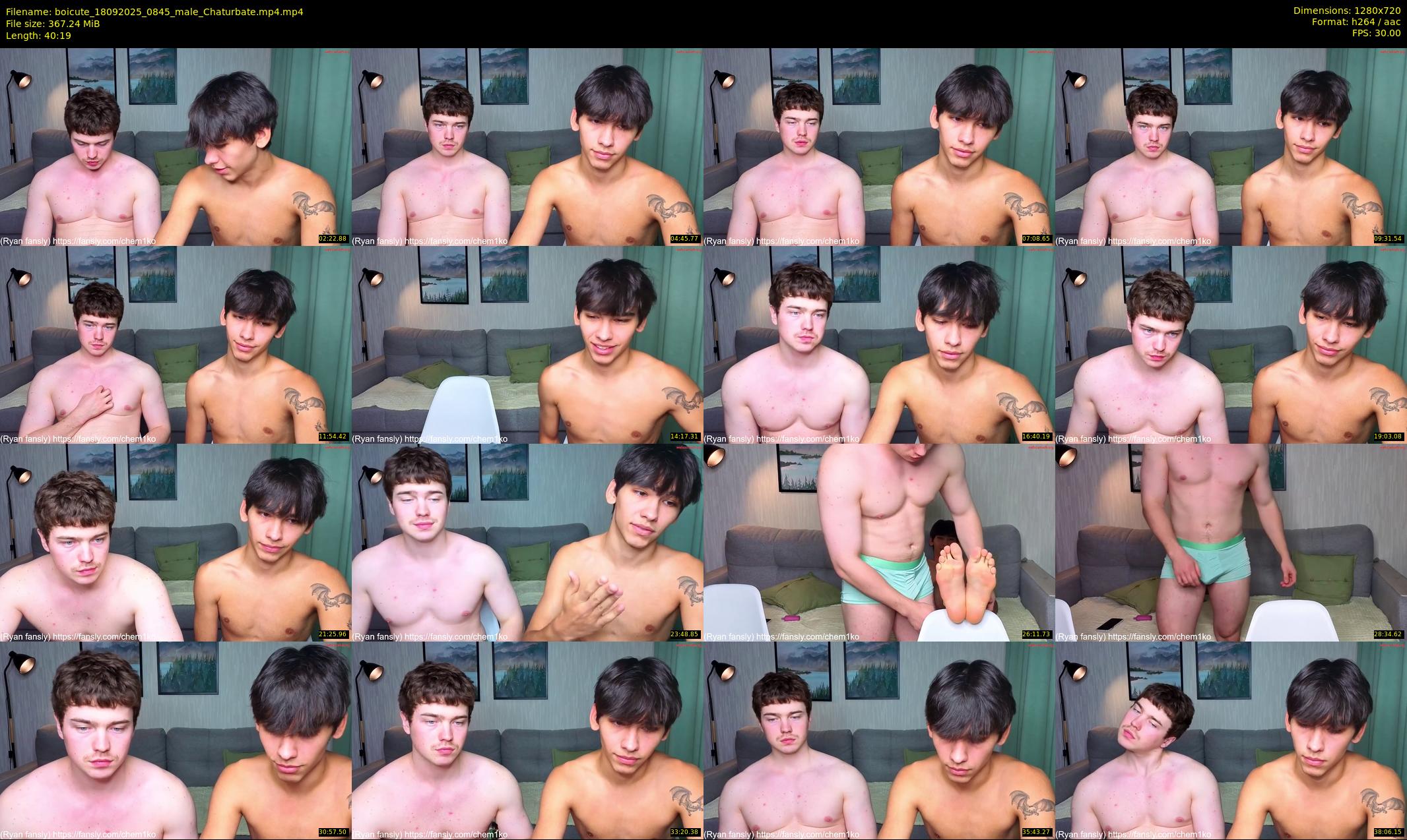 boicute — 41 minute Chaturbate male cam show recording, 720p, Sep 18, 2025
