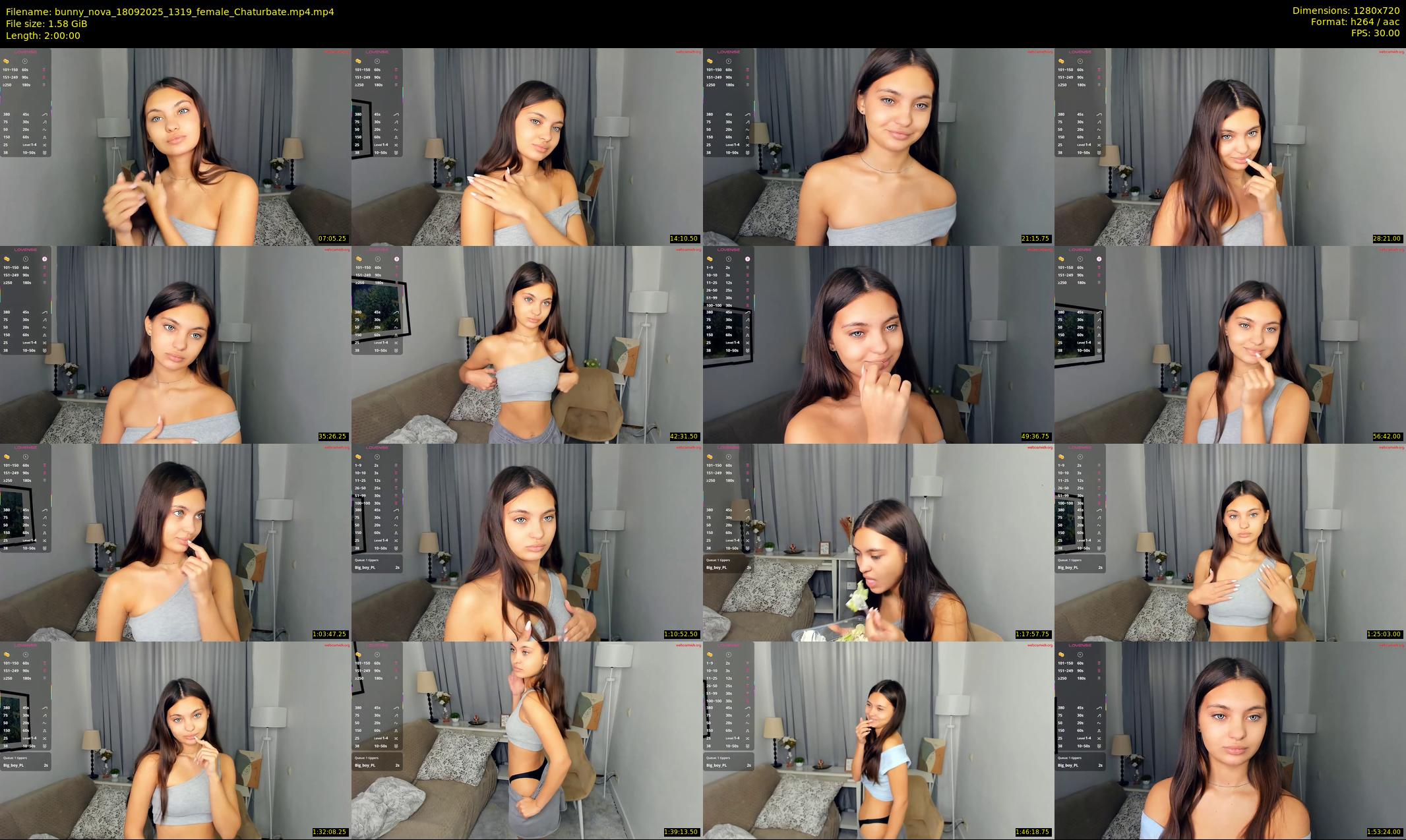 bunny_nova — 120 minute Chaturbate female cam show recording, 720p, Sep 18, 2025