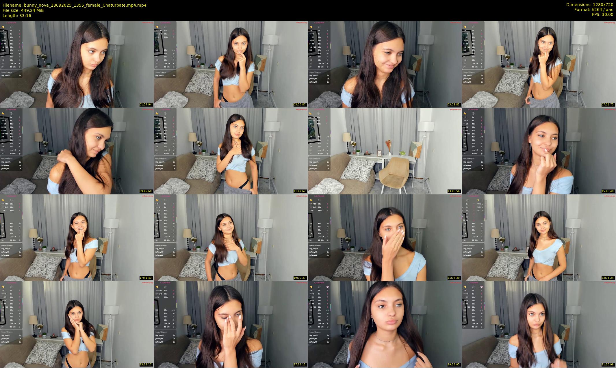 bunny_nova — 34 minute Chaturbate female cam show recording, 720p, Sep 18, 2025